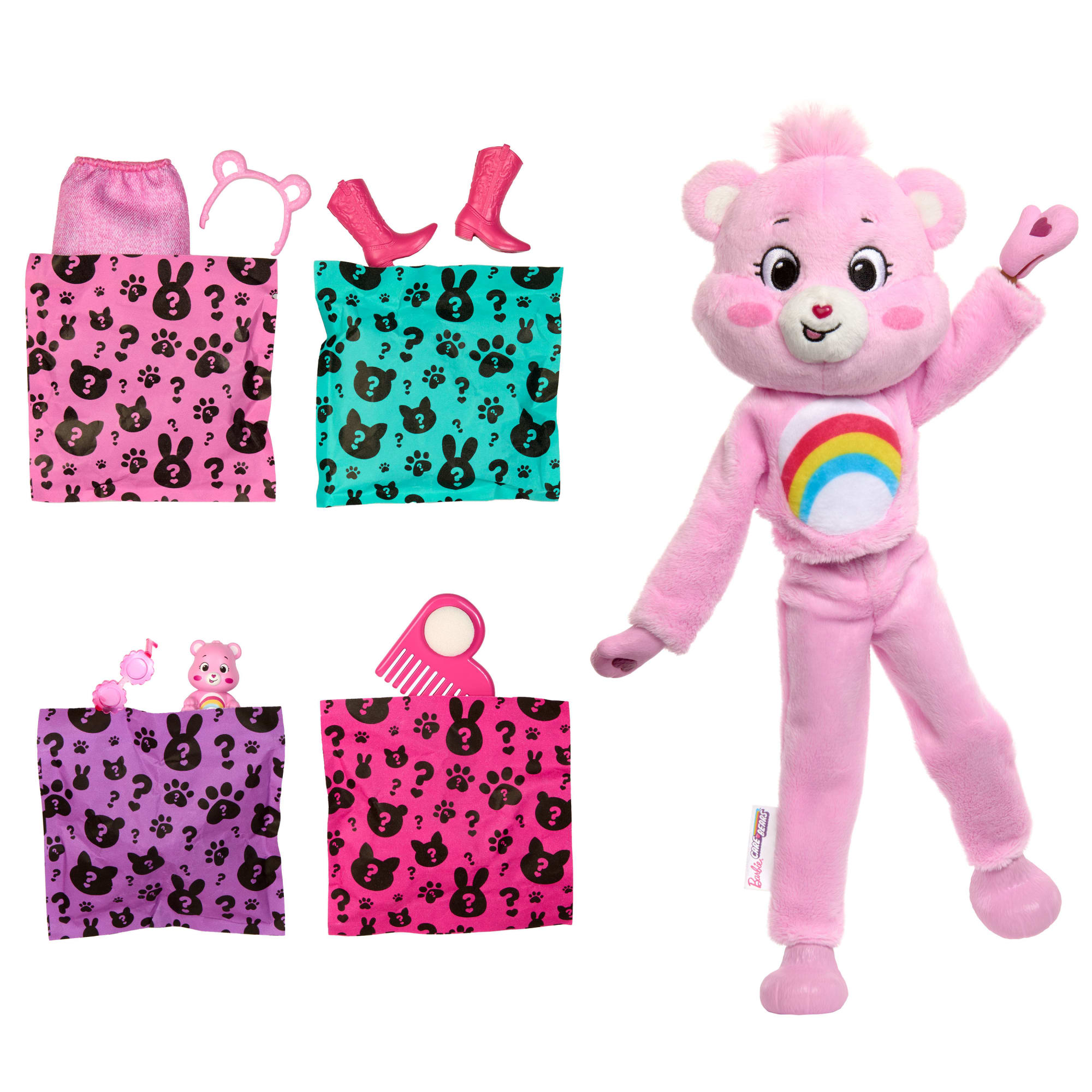 Barbie Cutie Reveal Care Bears Poupée et Acc. Costume Gailourson - Image 3