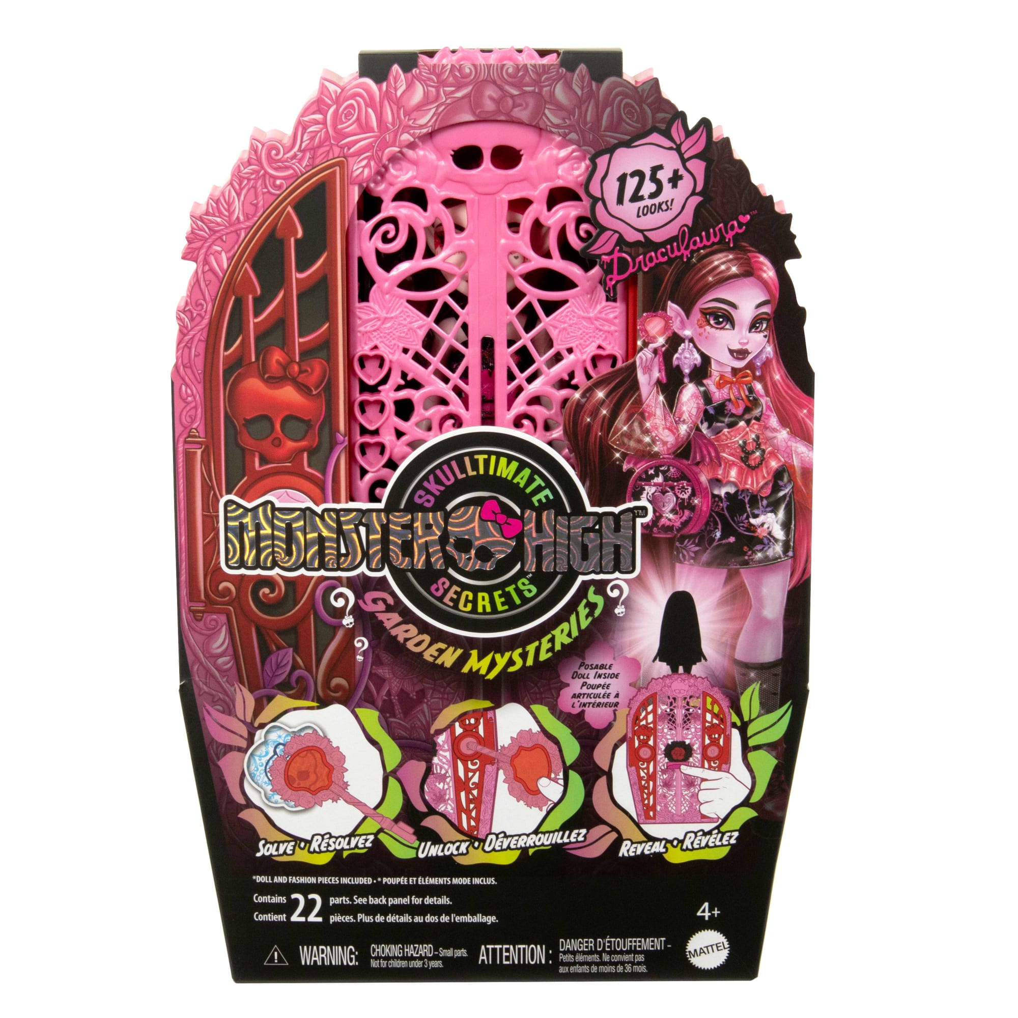 Monster High Skulltimate Secrets Garden Mysteries Playset. Draculaura Doll With 19+ Surprises - Image 6