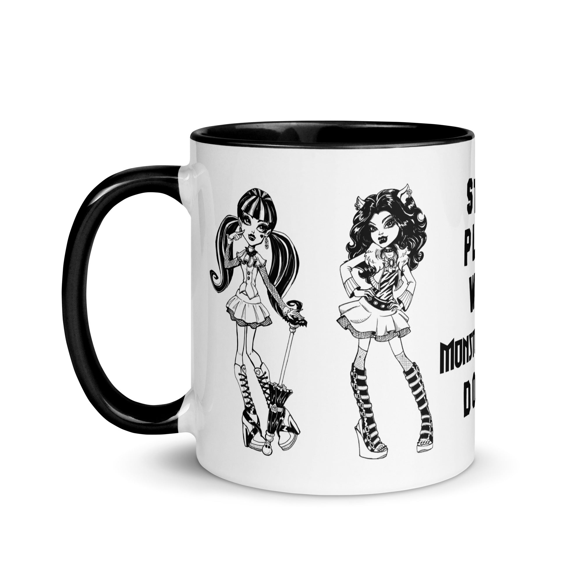 Monster High Still Plays with Monster High Dolls White Mug - Image 3