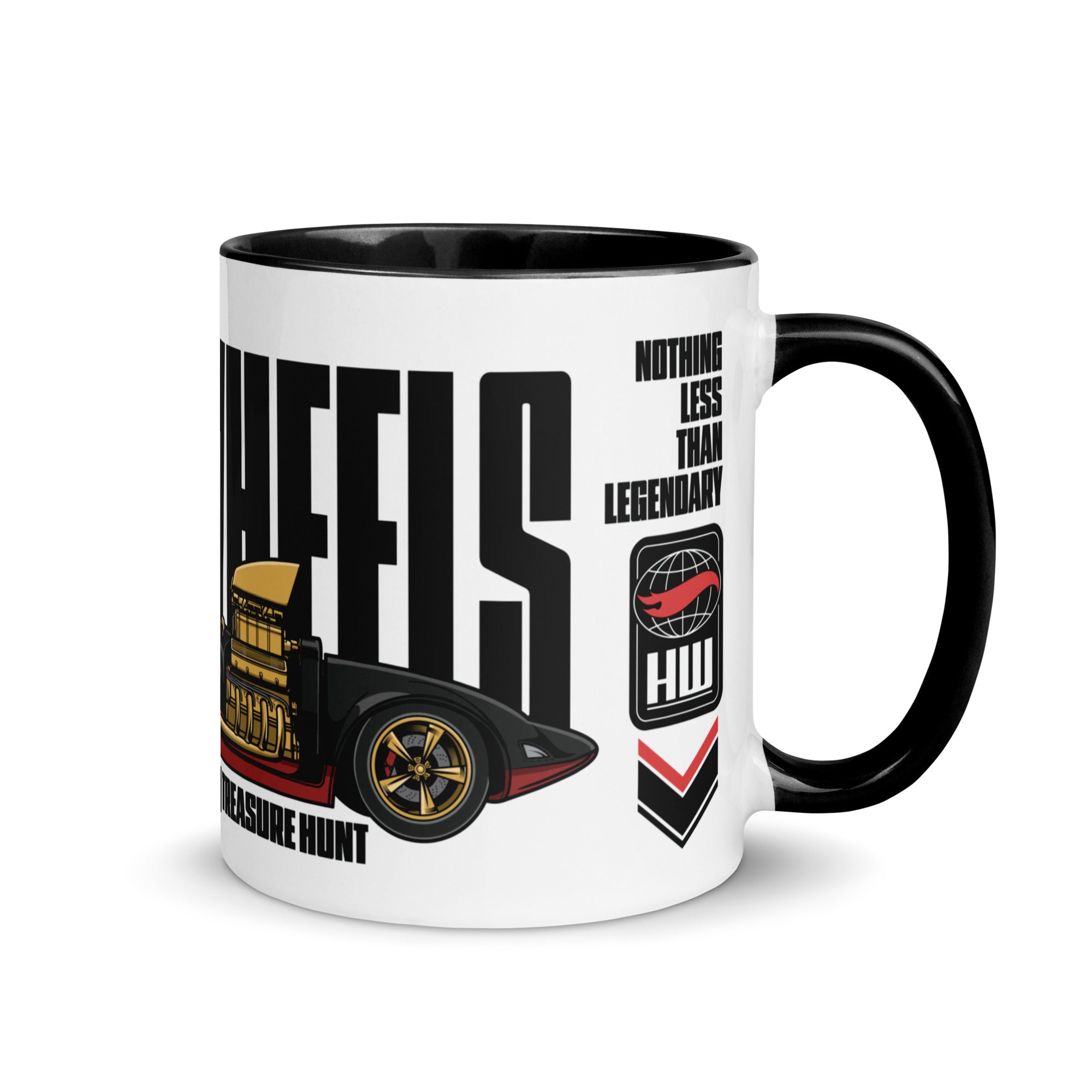 Hot Wheels Racing White Mug - Image 3