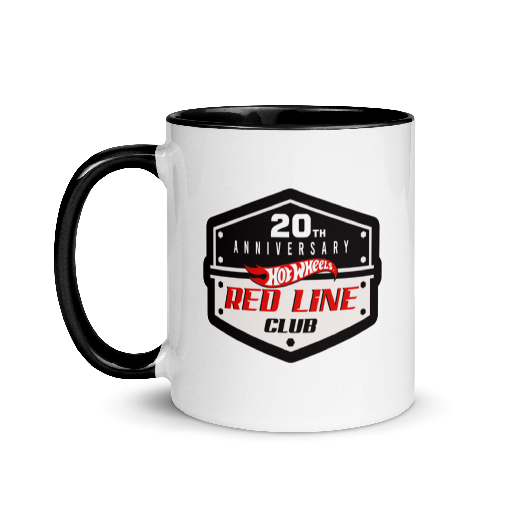 Hot Wheels® Red Line Club® 20th Anniversary Badge Logo Mug - Image 3