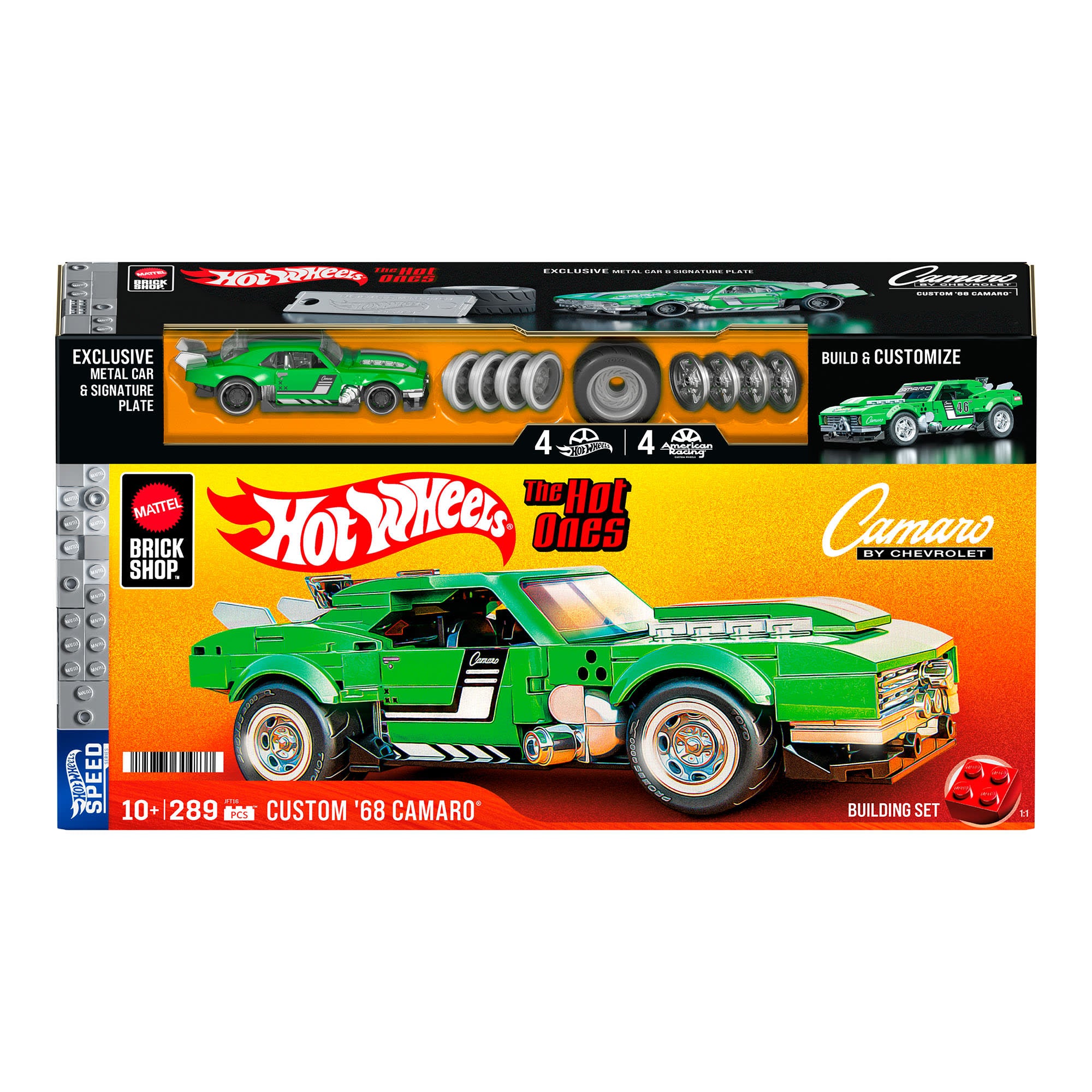 Mattel Brick Shop Hot Wheels Custom '68 Camaro Building Set - Image 7