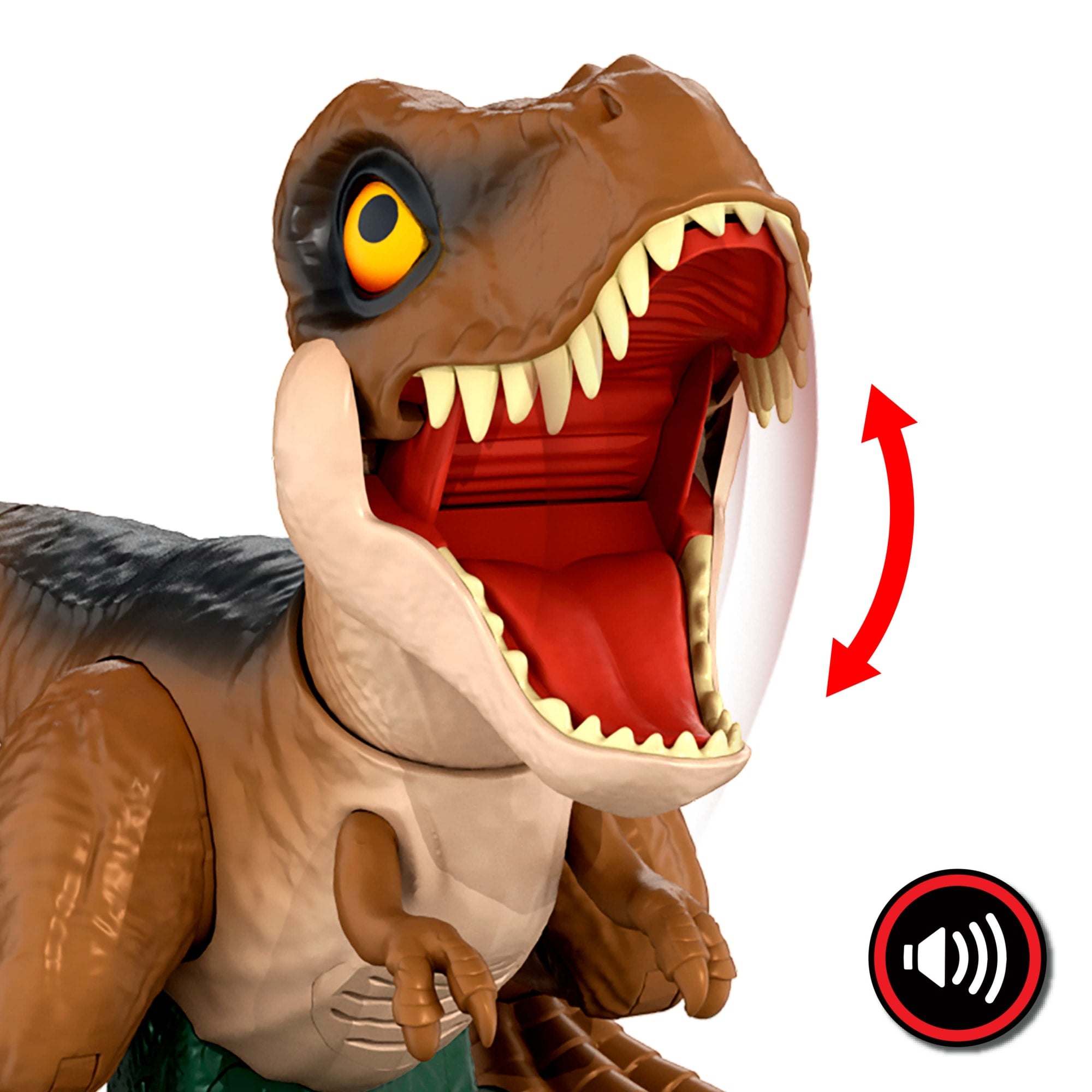 Jurassic World Frénésie Rugissante Téléguidé T. Rex. Motorisé - Image 5