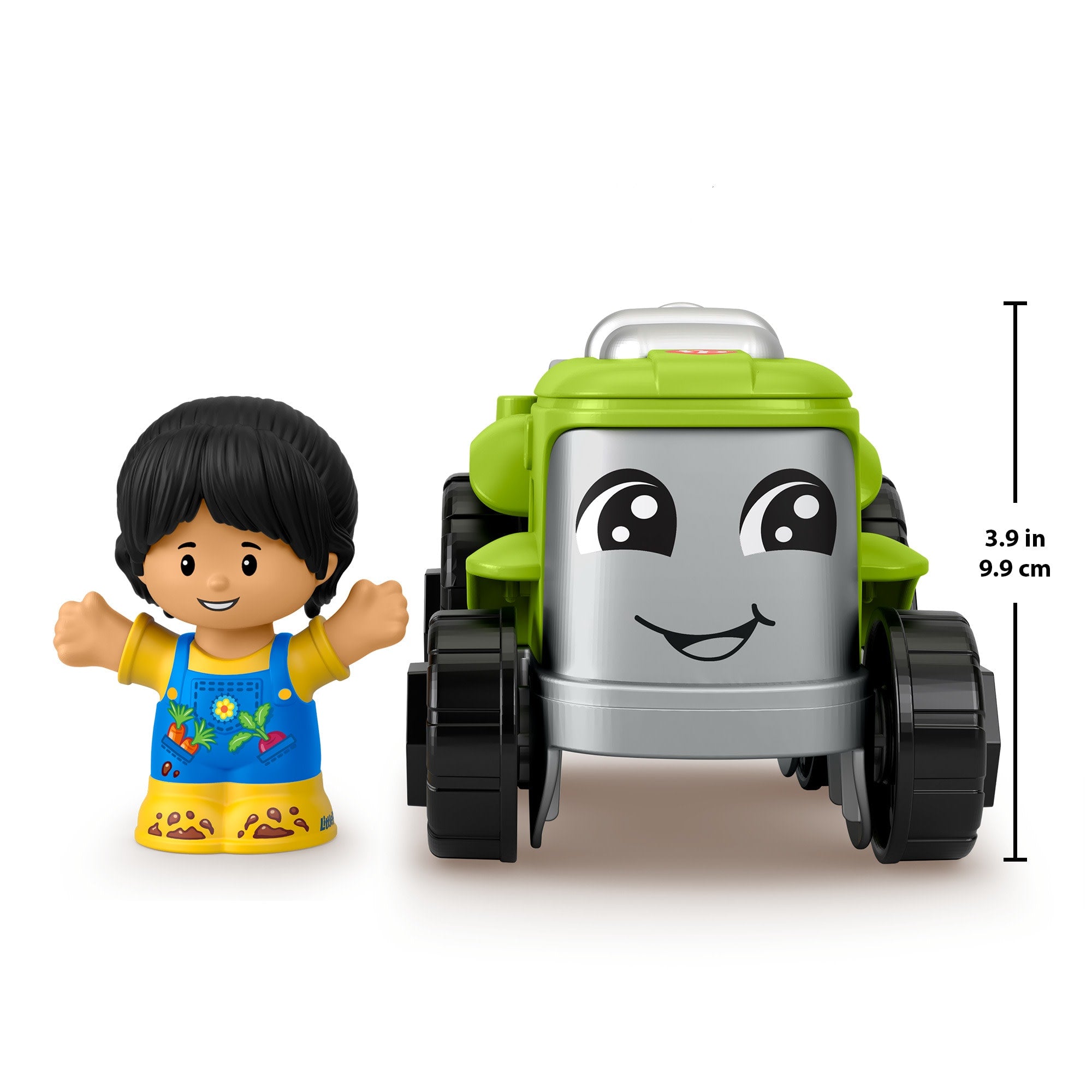 Fisher-Price Little People Tractor Farm Toy & Figure Set For Toddlers. 2 Pieces - Image 4