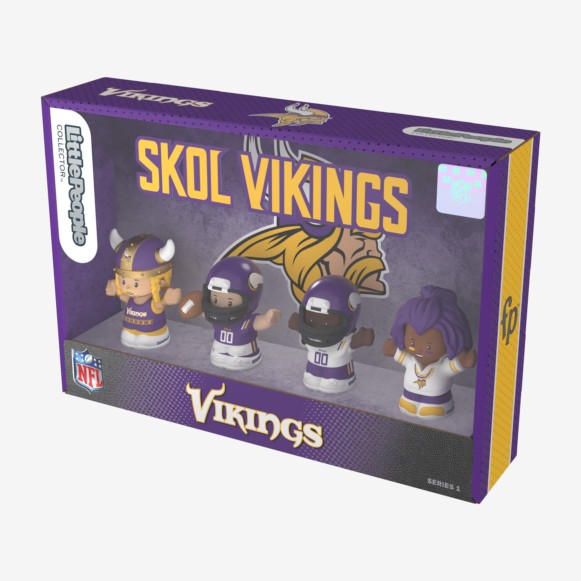 Little People Collector x NFL Minnesota Vikings Set - Image 11