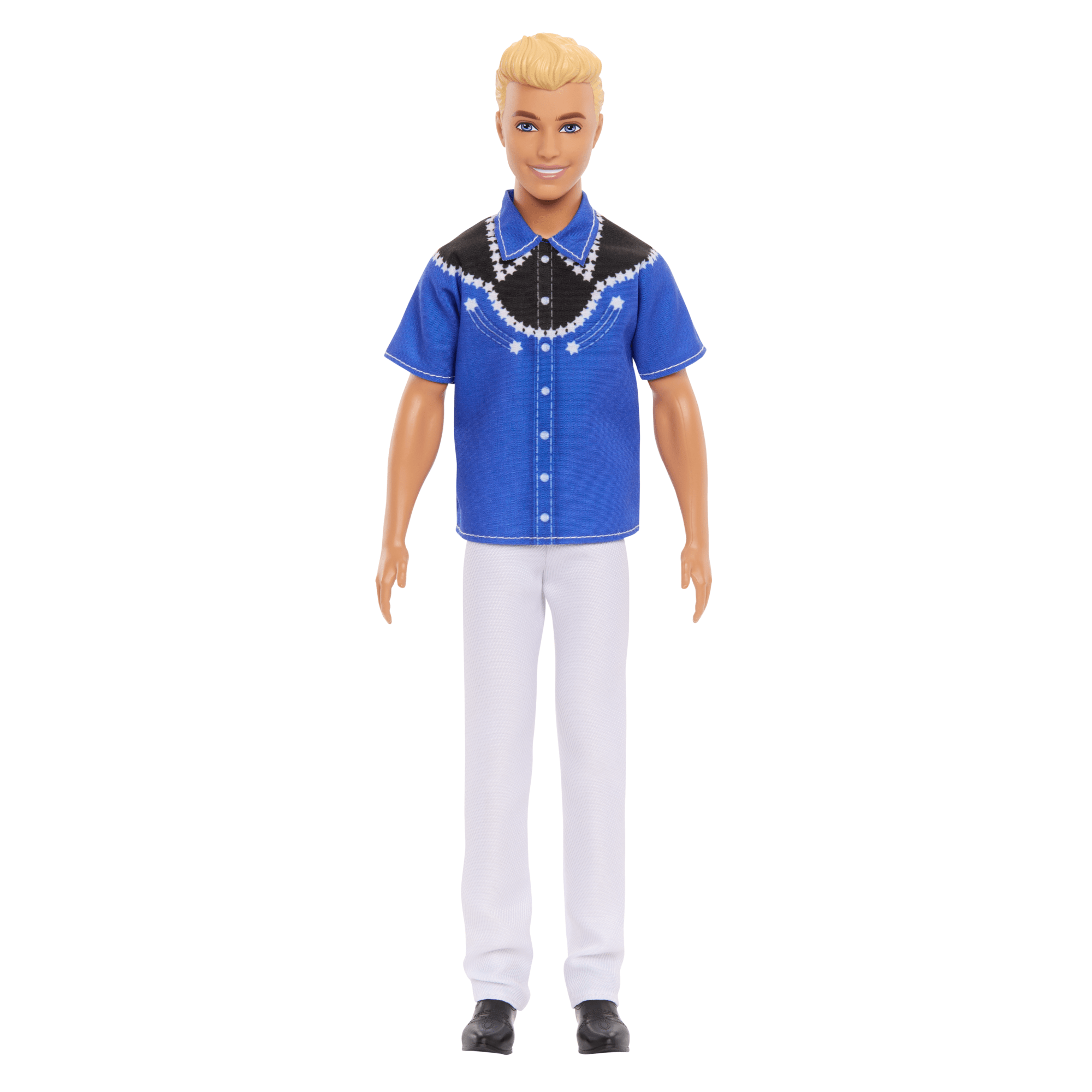 Barbie Fashionista Boneco Ken Camisa Azul e Preta - Image 4