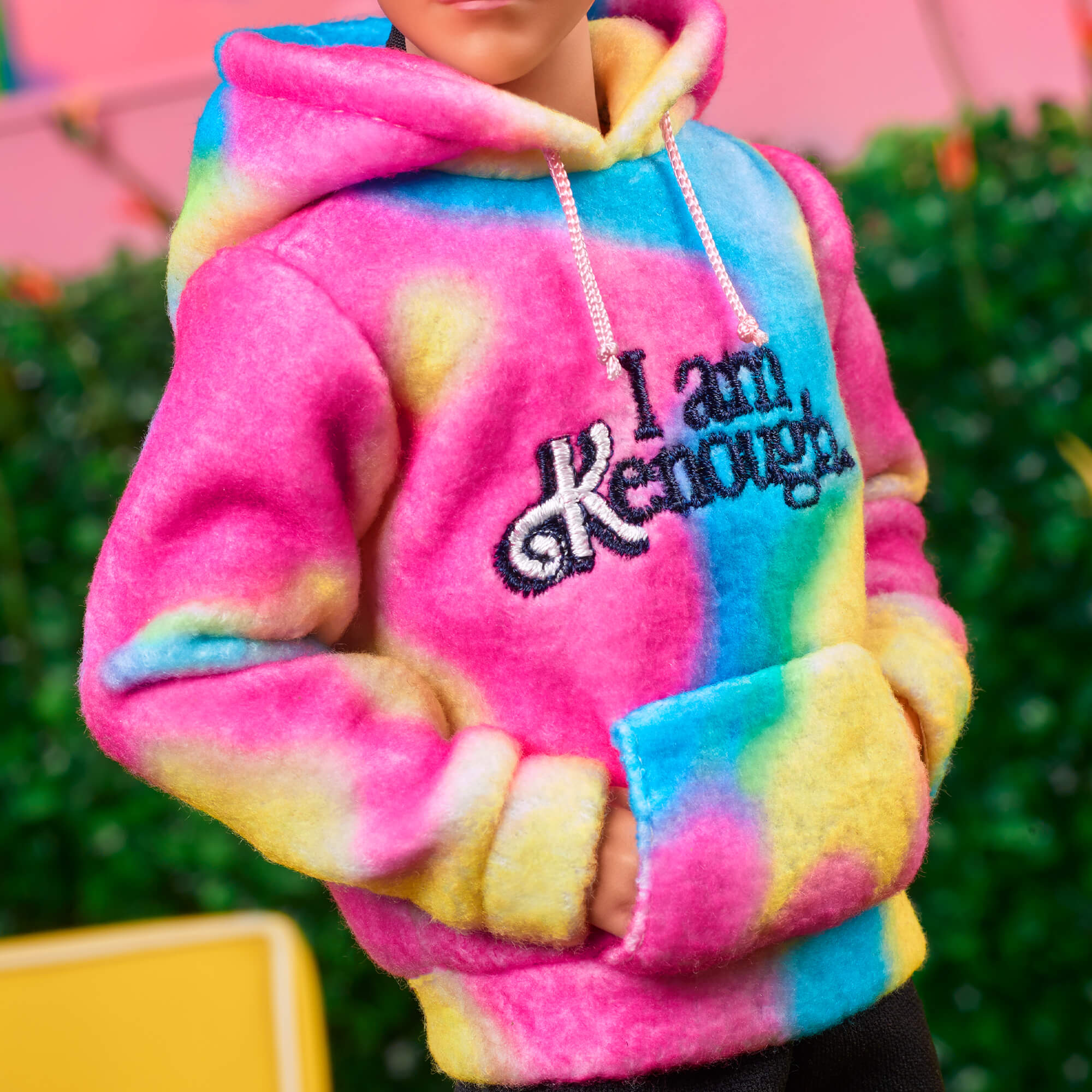 Ken Doll Wearing I Am Kenough Hoodie – Barbie The Movie - Image 6