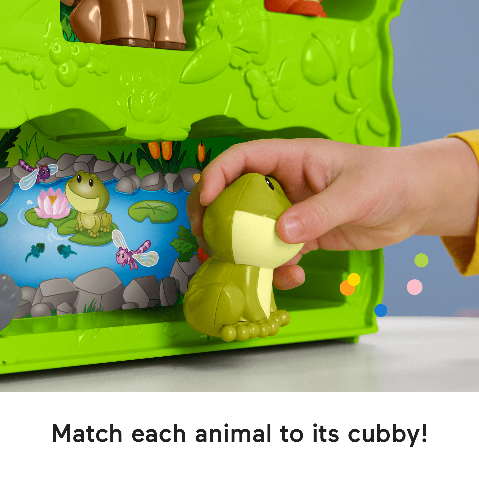 Fisher-Price Little People Forest Friends Carry Case Toddler Playset With Figures. 9 Pieces - Image 5