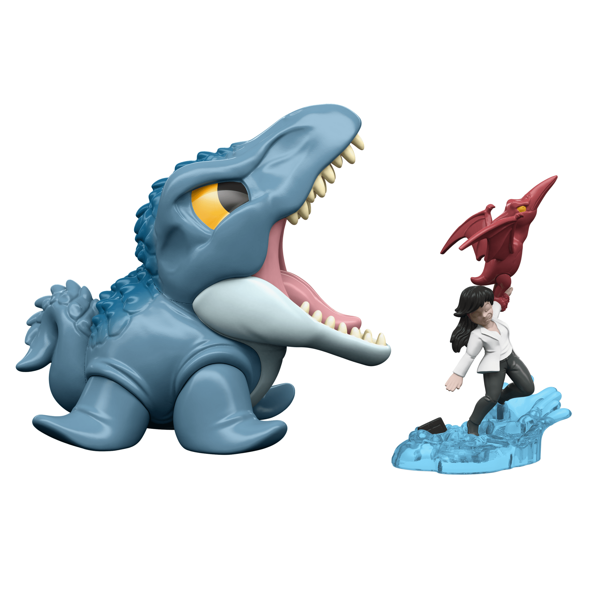 Jurassic World Dinosaurio de Juguete Mosasaurus Bite Club Coleccionable - Image 4