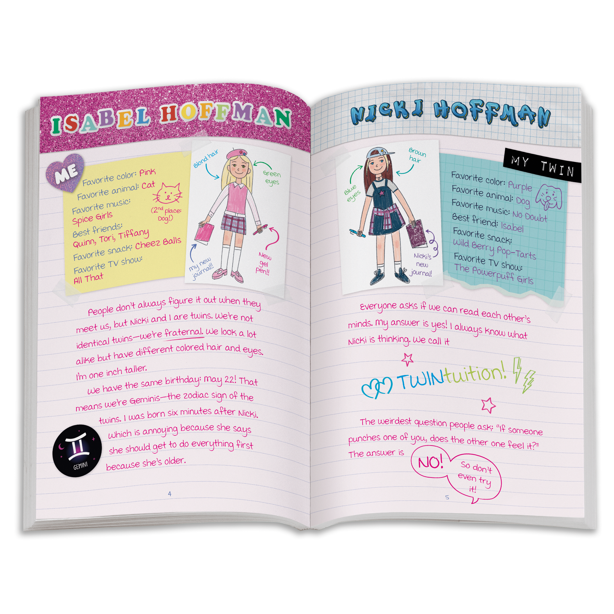 '90s Twins Isabel's™ Tennis Gift Set (Historical Characters) - Image 8