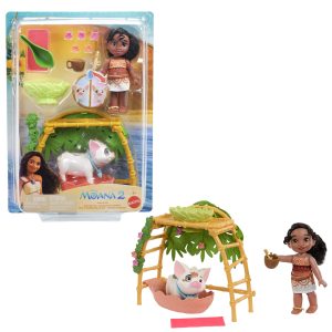 Disney Moana 2 Coffret de Jeu Plaisirs du Bain de Simea et Pua