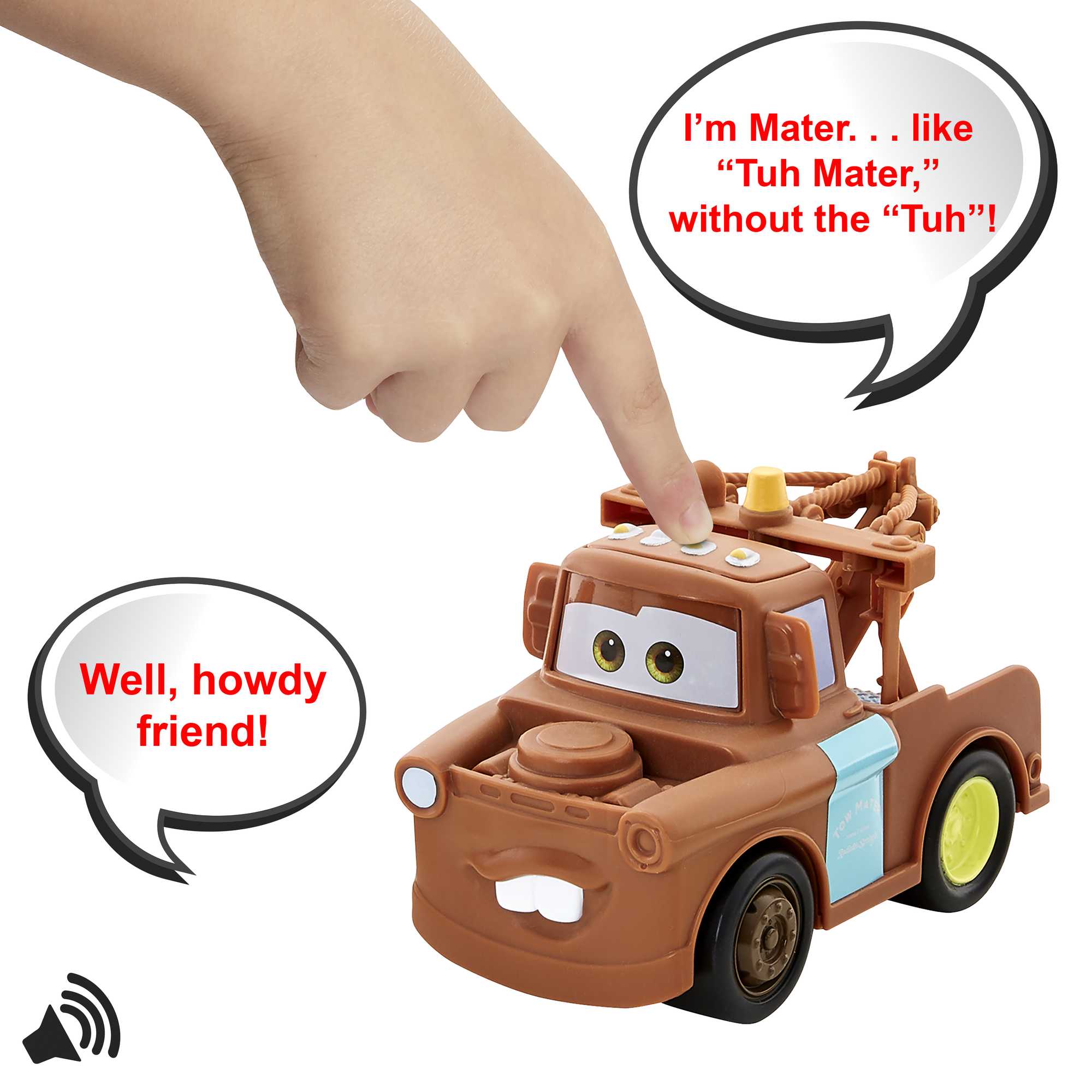 Disney And Pixar Cars Track Talkers Mater Talking Toy Truck. 5.5 inch Collectible - Image 2