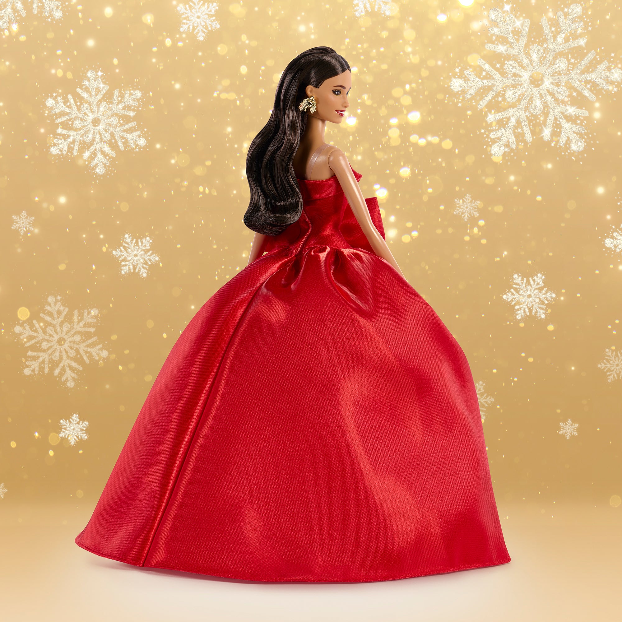 Barbie Signature 2026 Holiday Barbie Doll with Brown Hair - Image 3