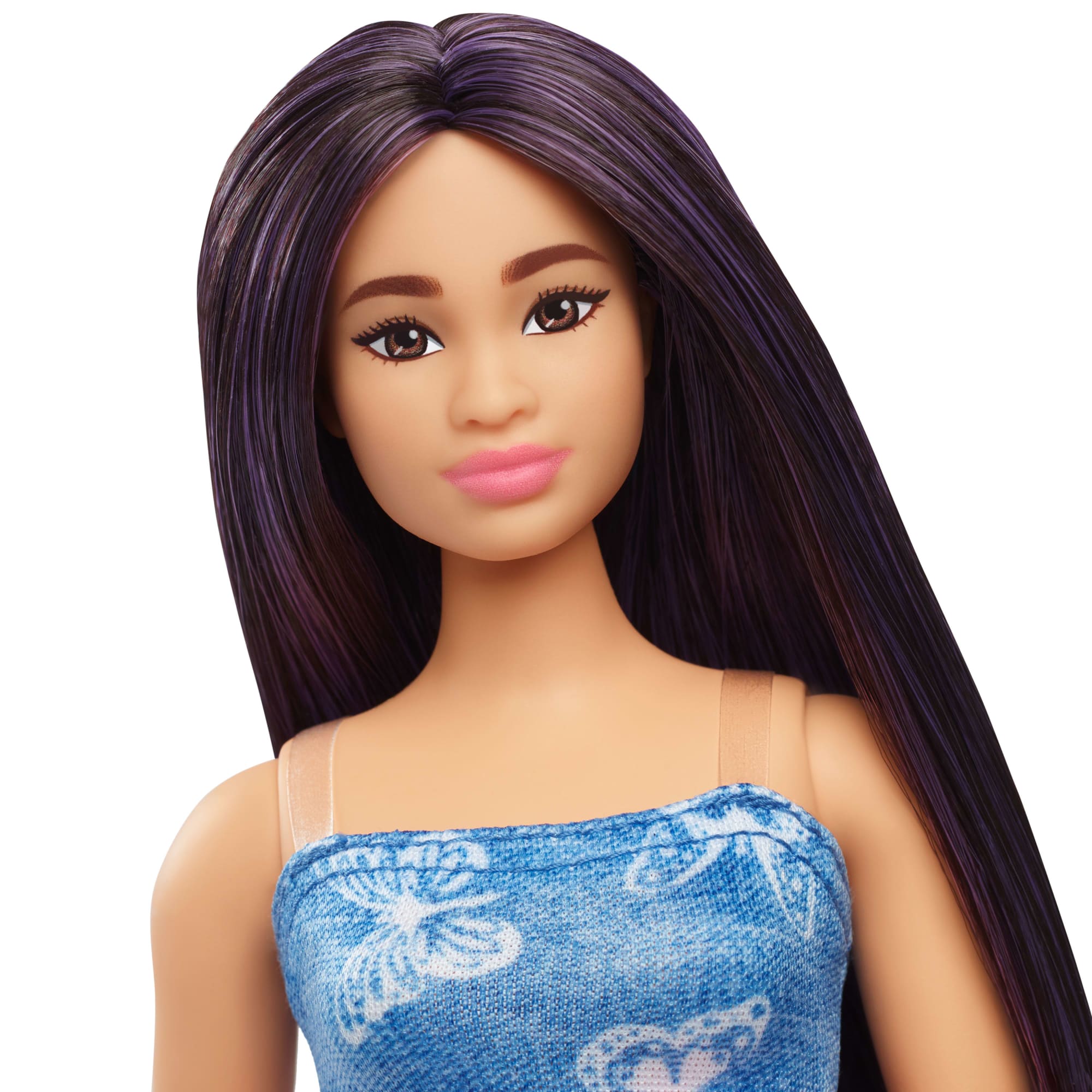 Barbie Fashionista Muñeca Vestido de Mariposas y Botas Rosas - Image 3