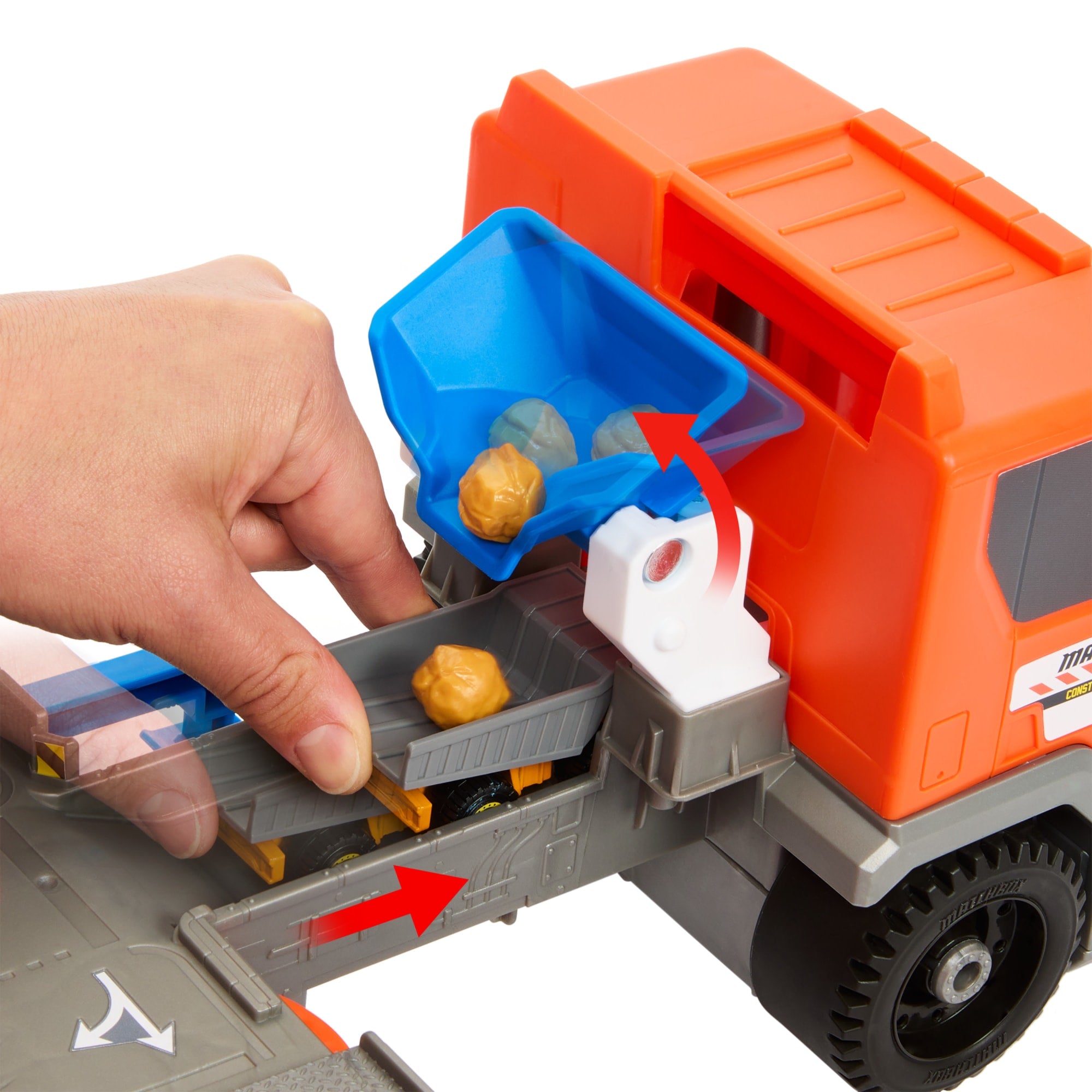 Matchbox-Action Drivers-Excavatrice Transformable-Camion de Chantier - Image 6