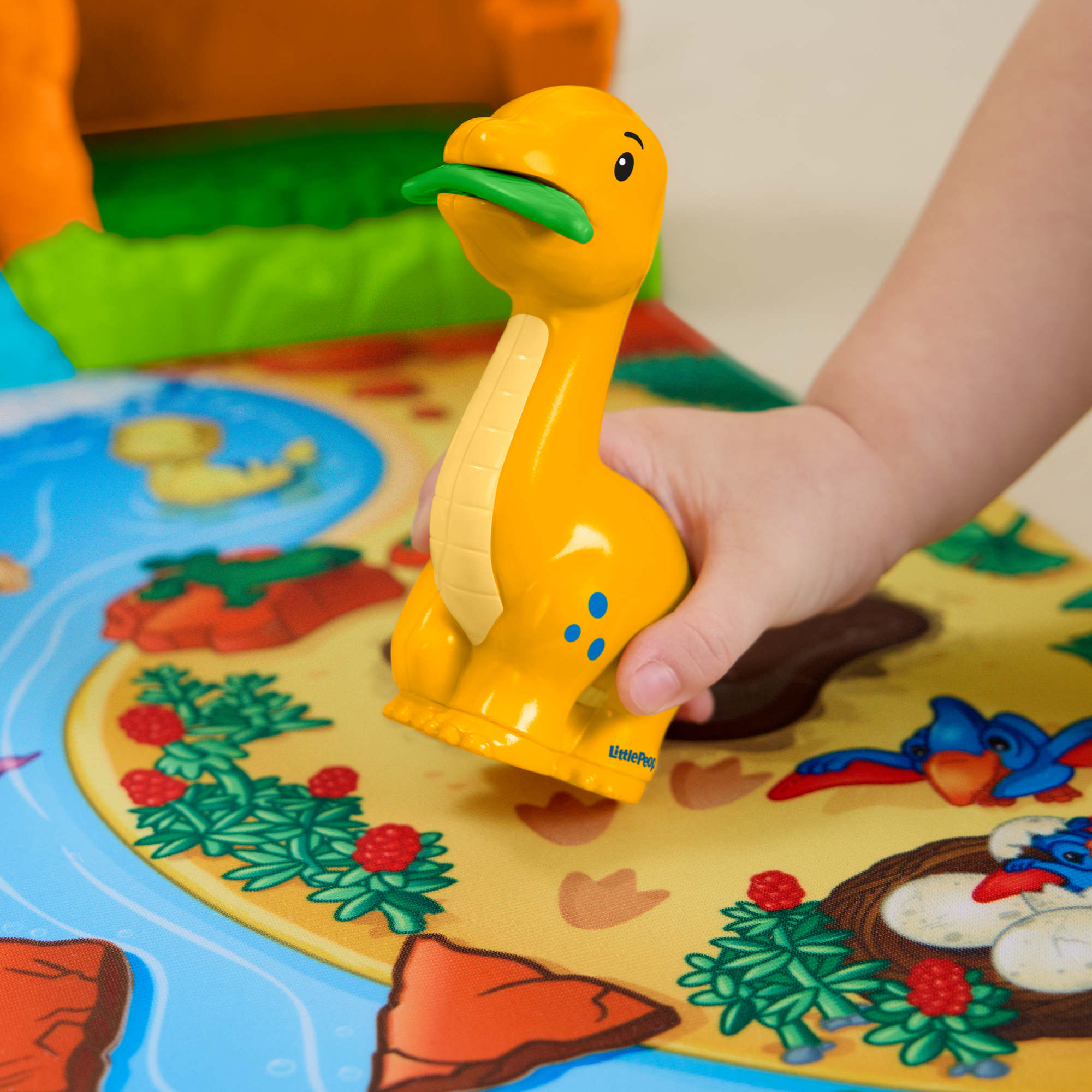 Fisher-Price Little People Village des Dinosaures et Tapis de Jeu - Image 3