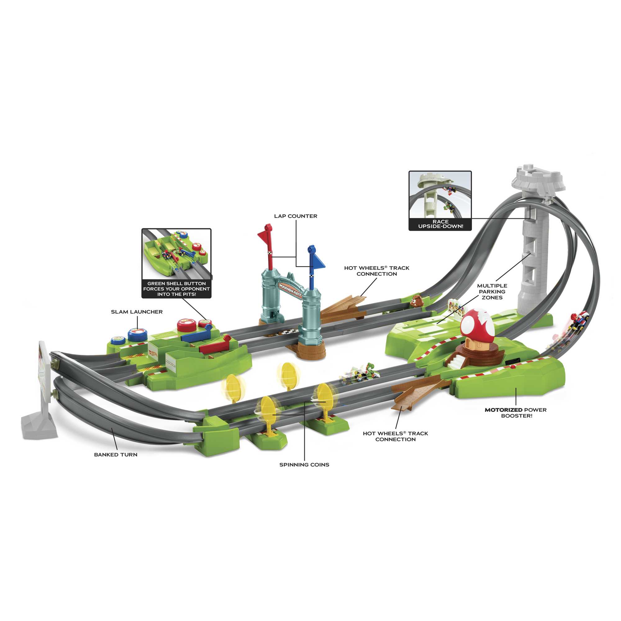 Hot Wheels Mario Kart Circuit Track Set - Image 5