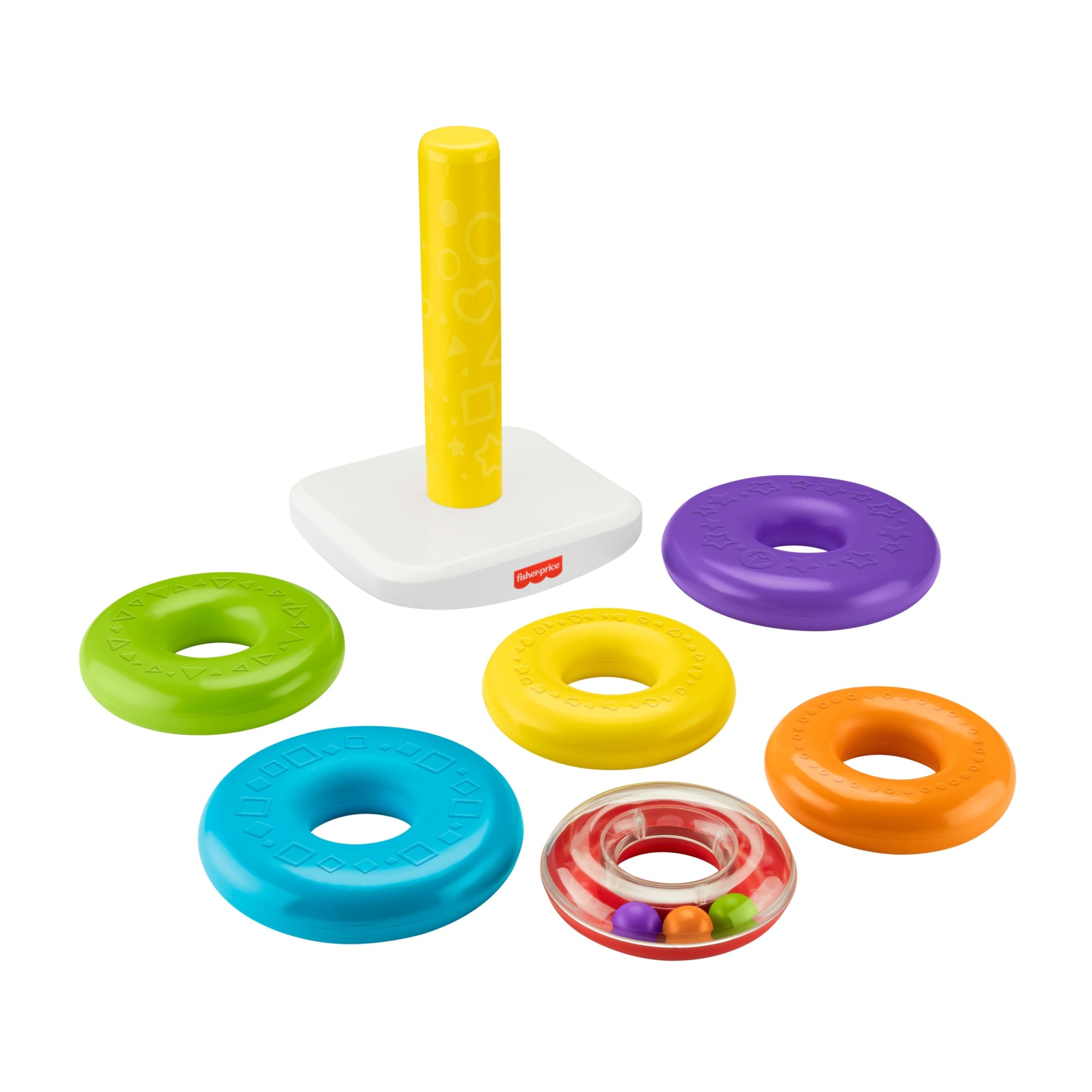 Fisher-Price Giant Rock-A-Stack Baby Toy. Ring Stacking Toy For Infants And Toddlers. 14+ Inches Tall - Image 4