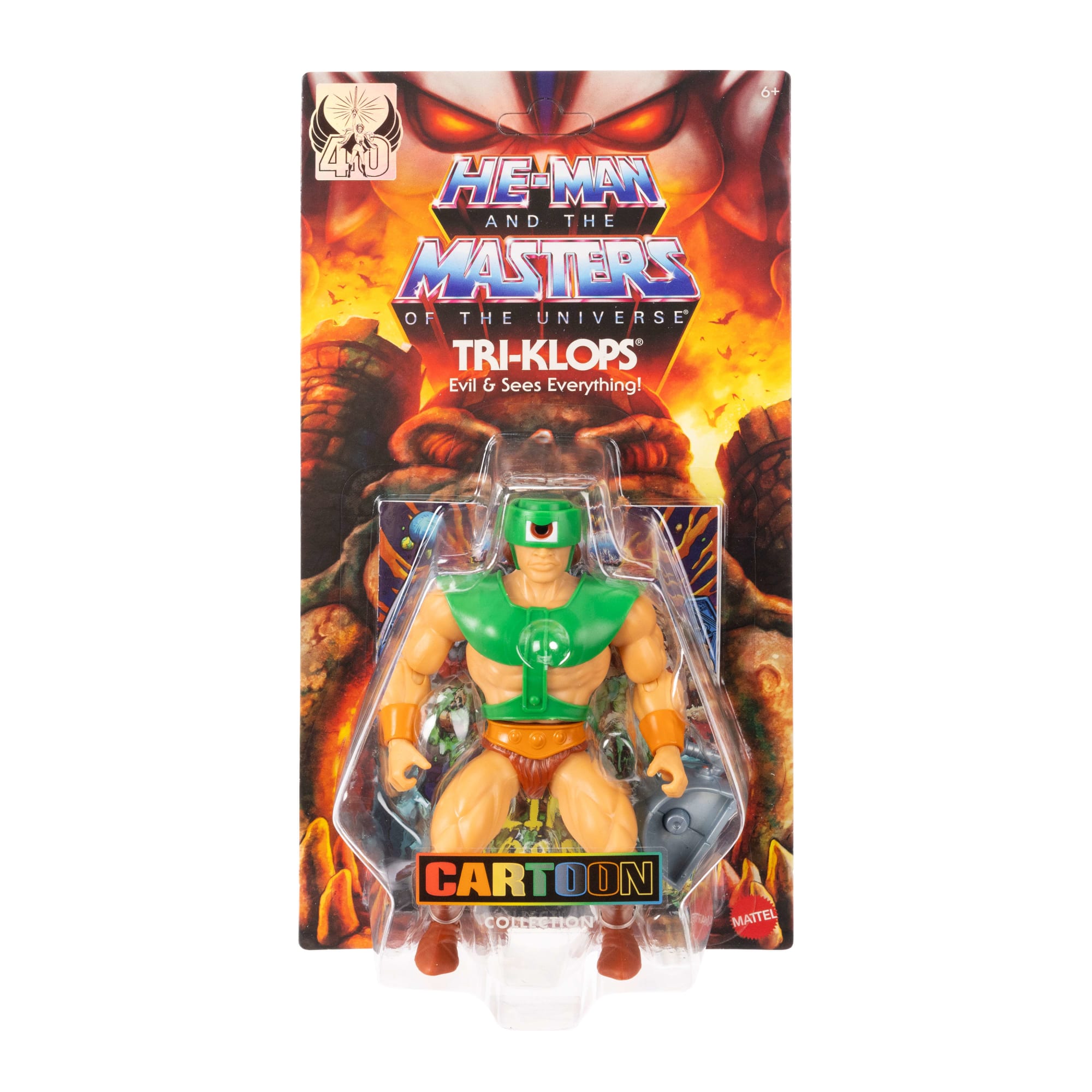 Masters of the Universe Origins Figura de Acción Cartoon Collection Tri-Klops de 5.5 pulgadas - Image 2