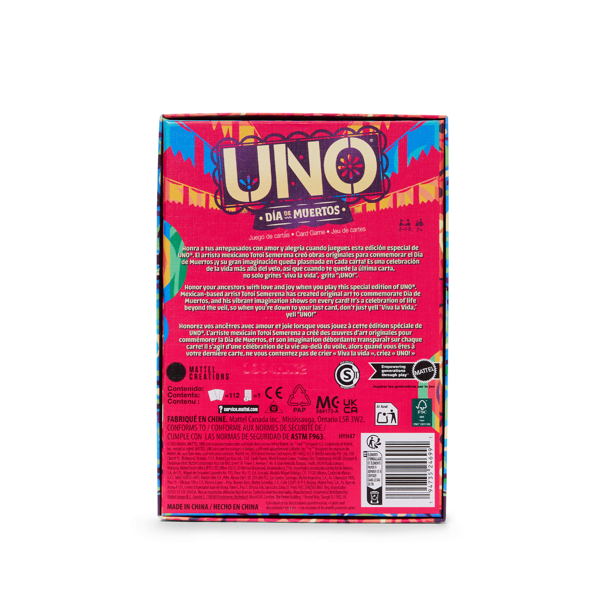 UNO Canvas Día de Muertos Card Game - Image 19