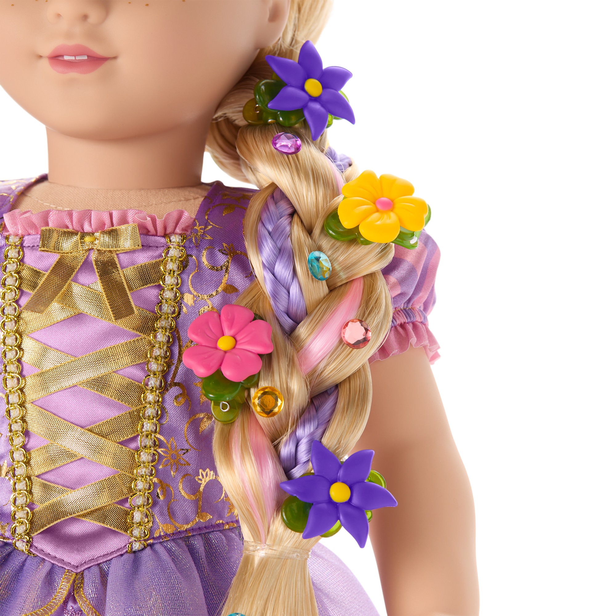 American Girl® Disney Princess Rapunzel Hair Accessories for 18-inch Dolls - Image 3