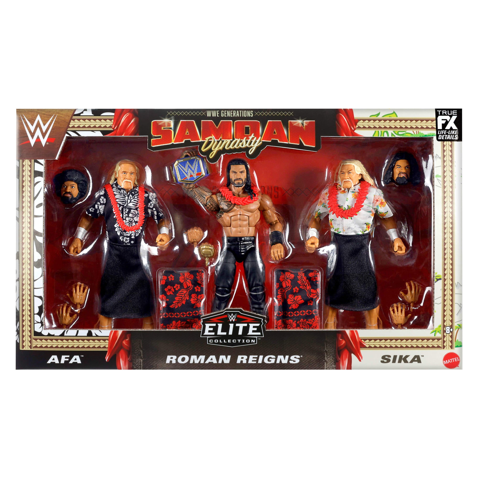 WWE Elite Samoan Dynasty Pack of 3 Action Figures - Image 5