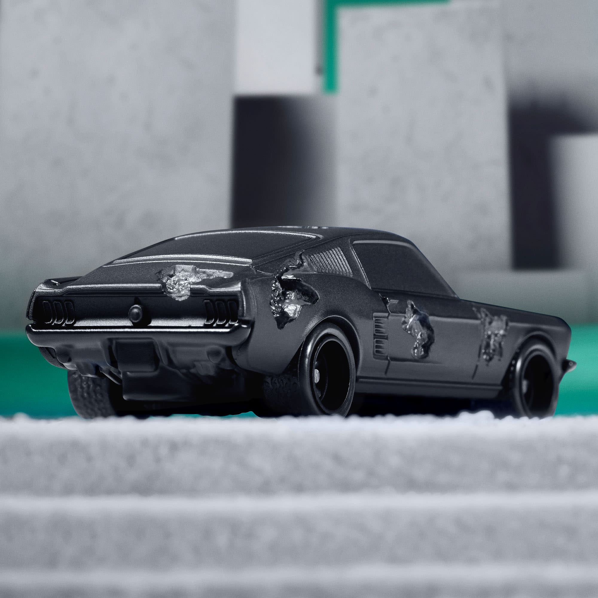 Hot Wheels x Daniel Arsham Eroded Ford Mustang - Image 2