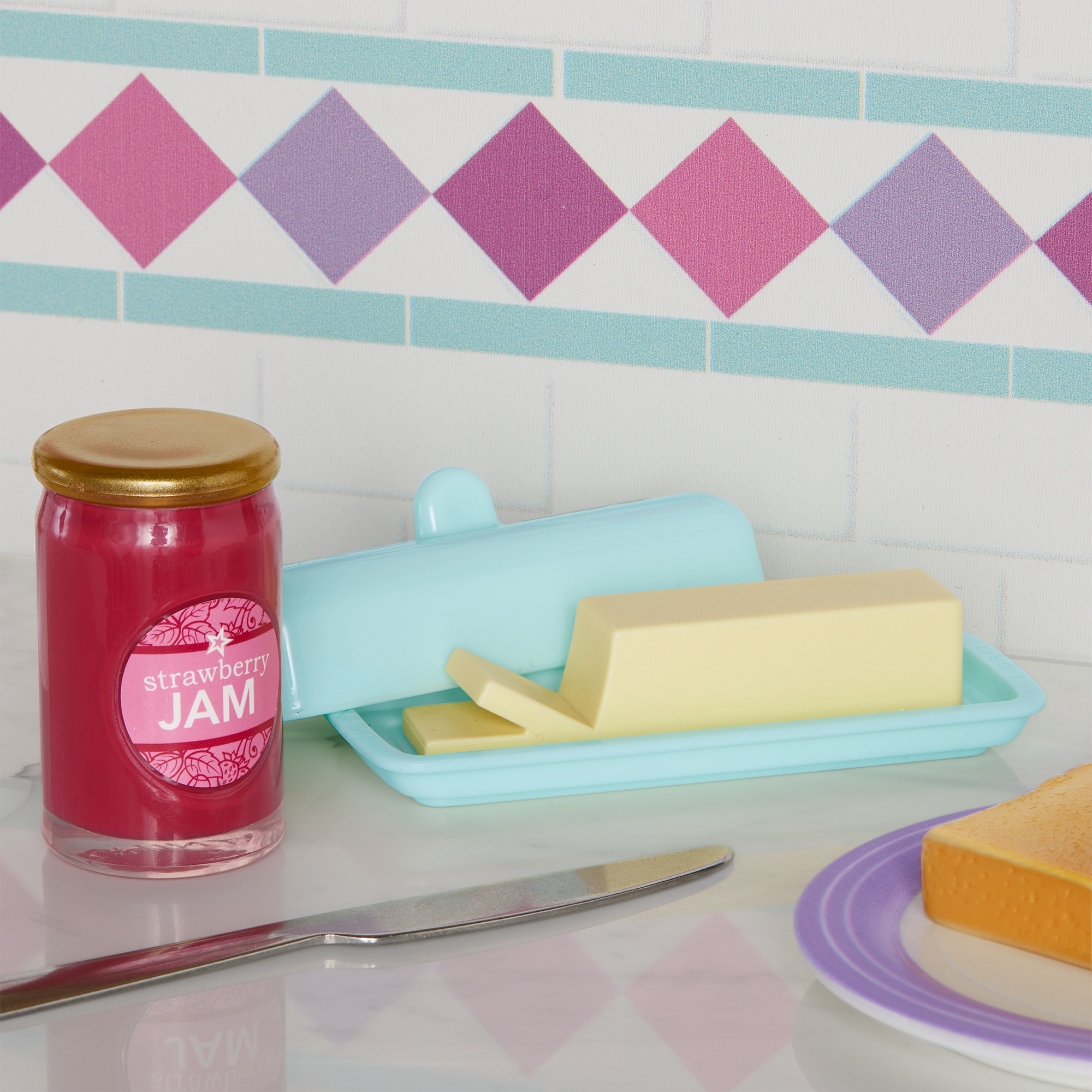 Breakfast for Two Set for 18-inch Dolls - Image 3