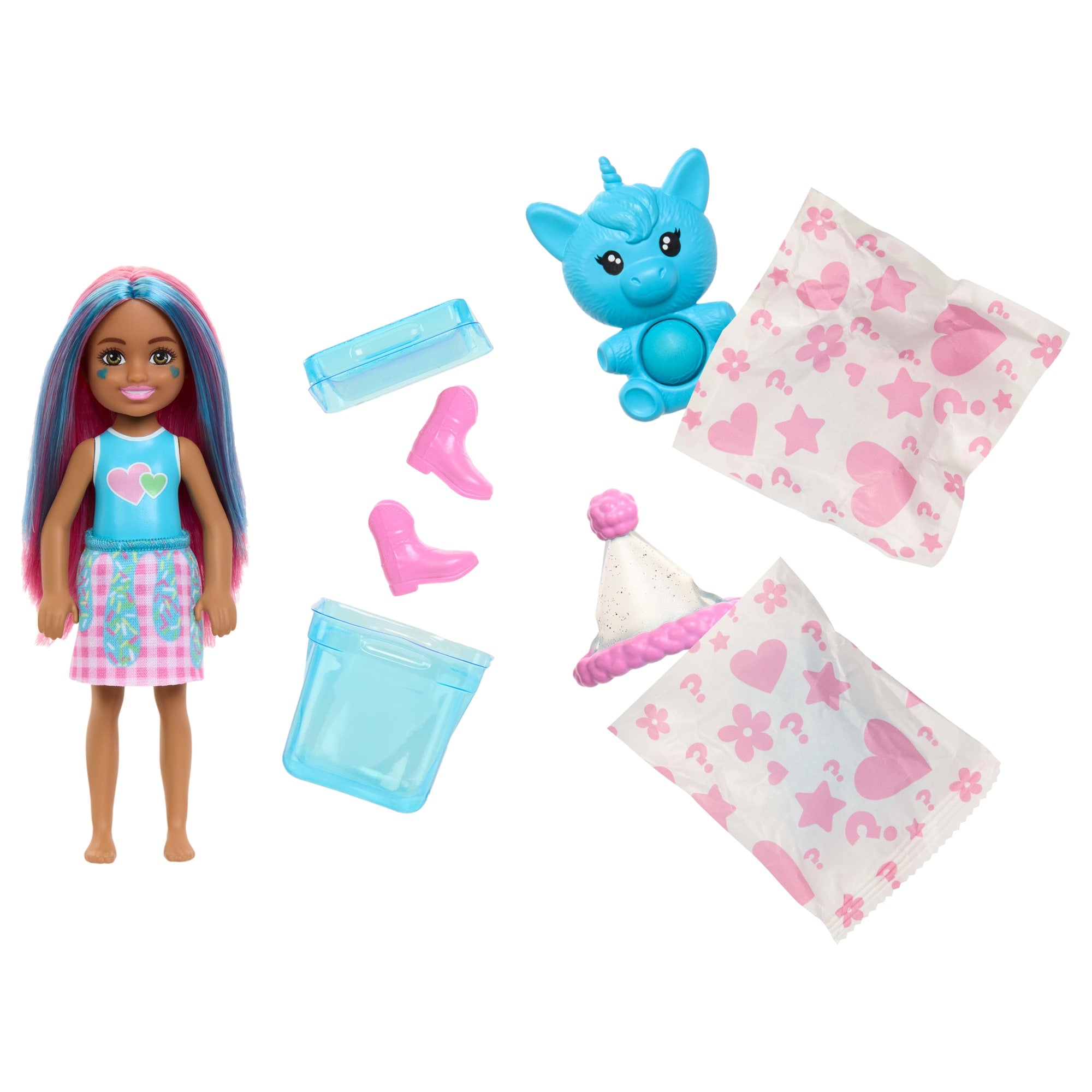 Barbie Pop Reveal Chelsea Série Frappés Poupée. 5Surprises - Image 3