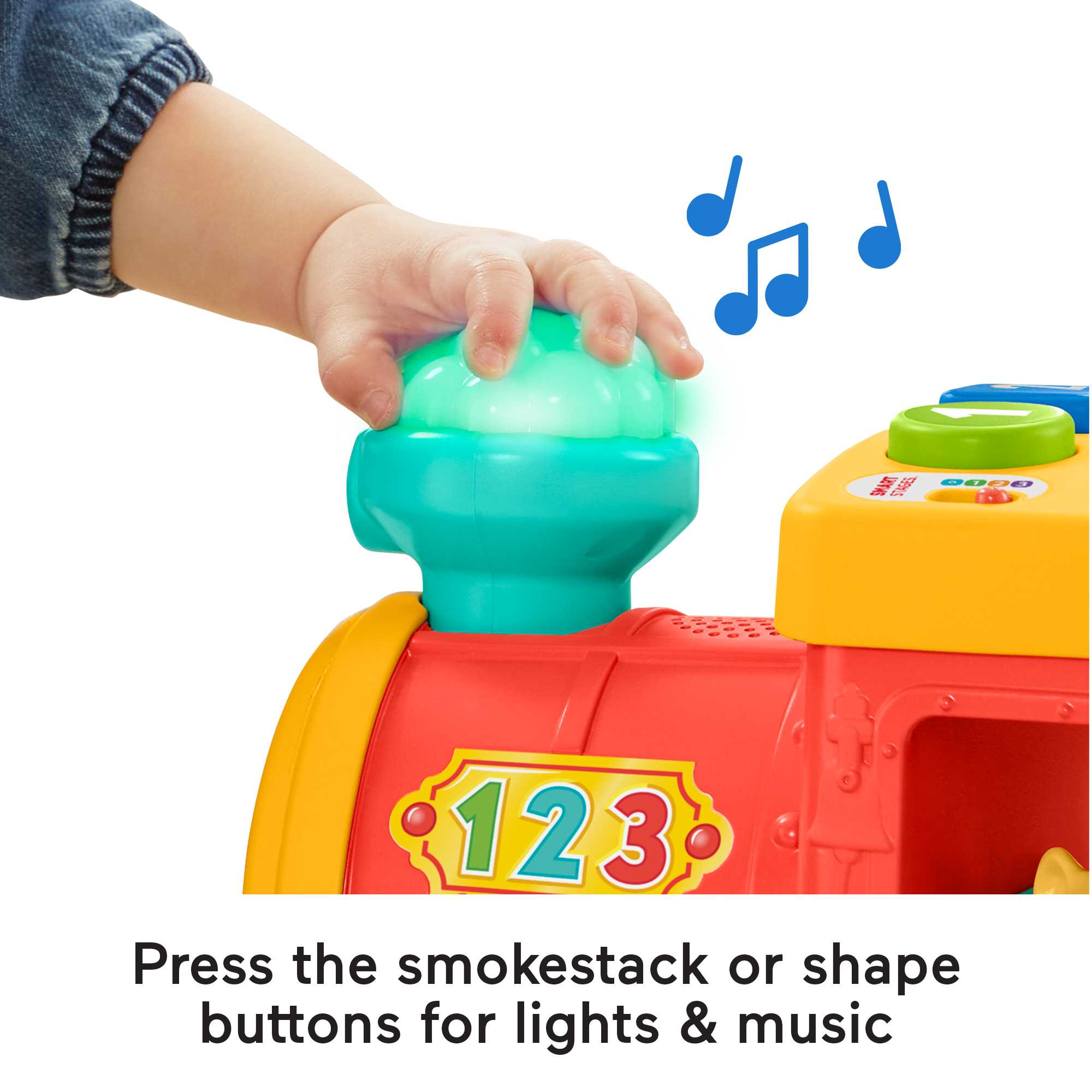 Fisher-Price Little People Big ABC Animal Train Toddler Learning Toy With Lights Music & 6 Figures - Image 4