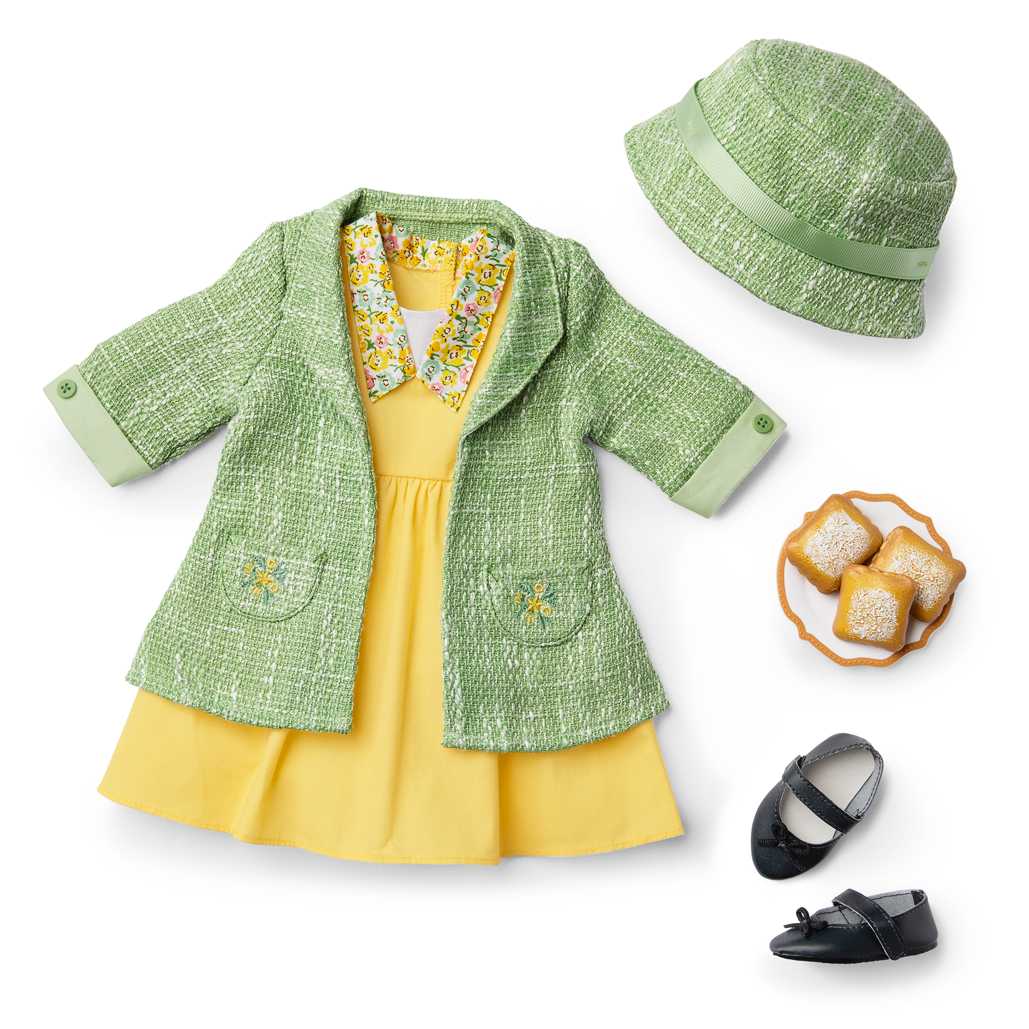 American Girl® Disney Princess Tiana Work Dress & Accessories for 18-inch Dolls