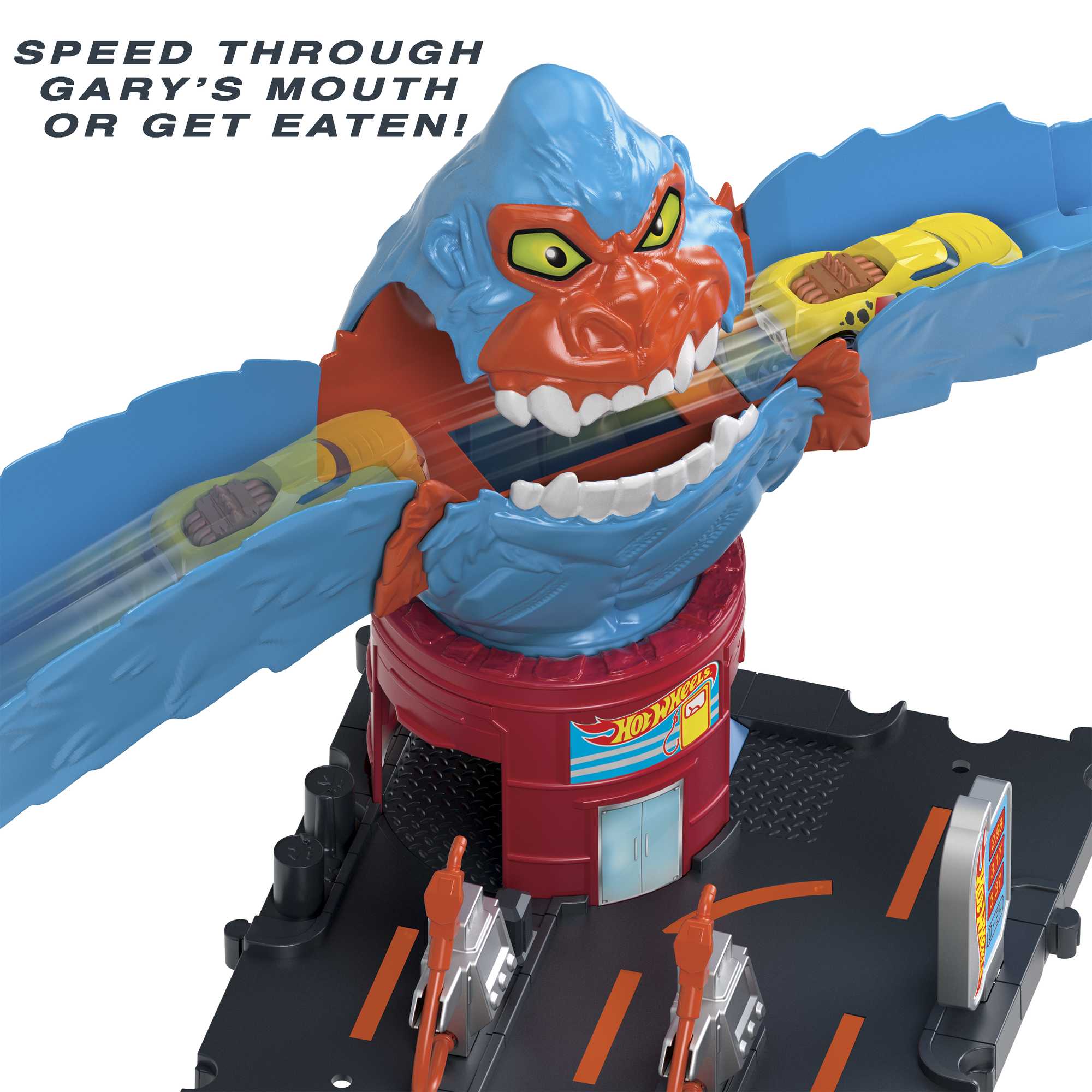 Hot Wheels City Wreck & Ride Gorilla Attack Playset With 1 Toy Car - Image 4