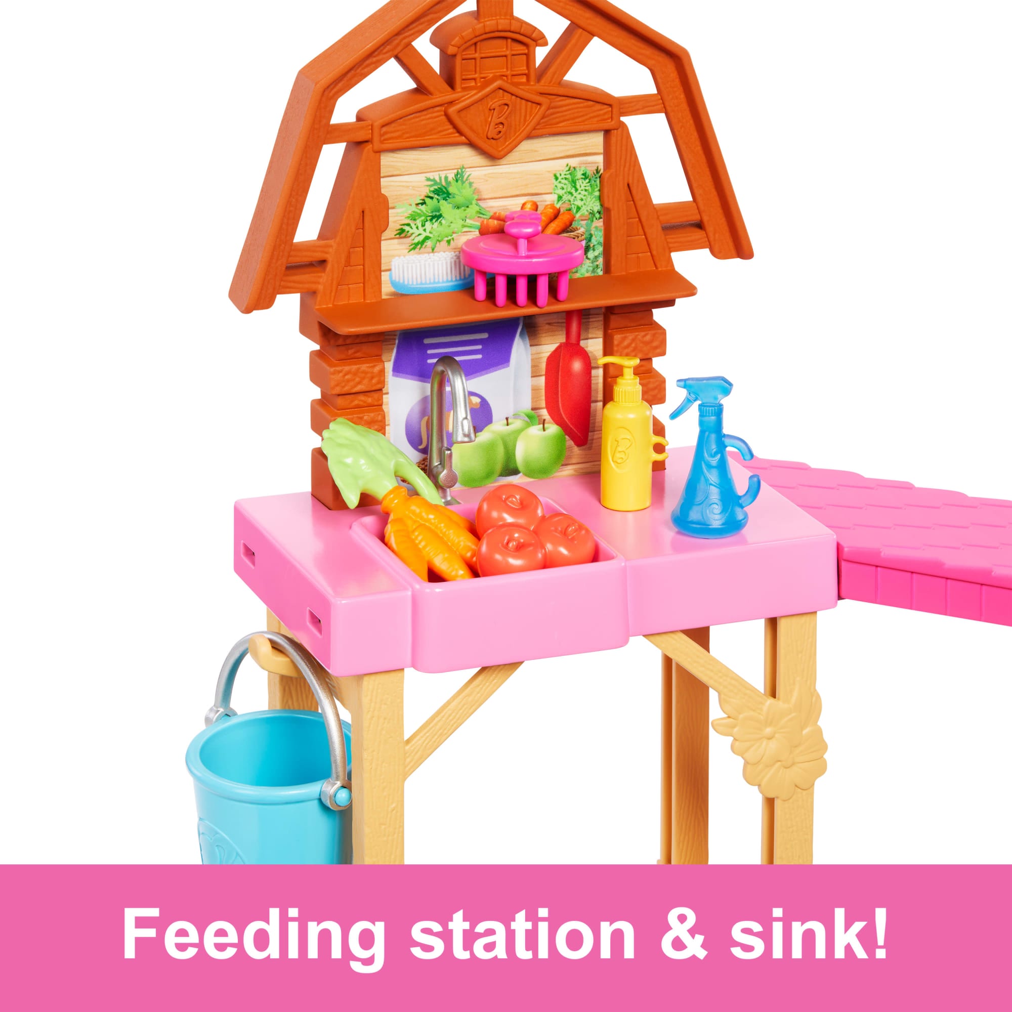 Barbie Mysteries: The Great Horse Chase Stable Playset With Fashion Doll. Small Toy Pony & 10+ Accessories - Image 3