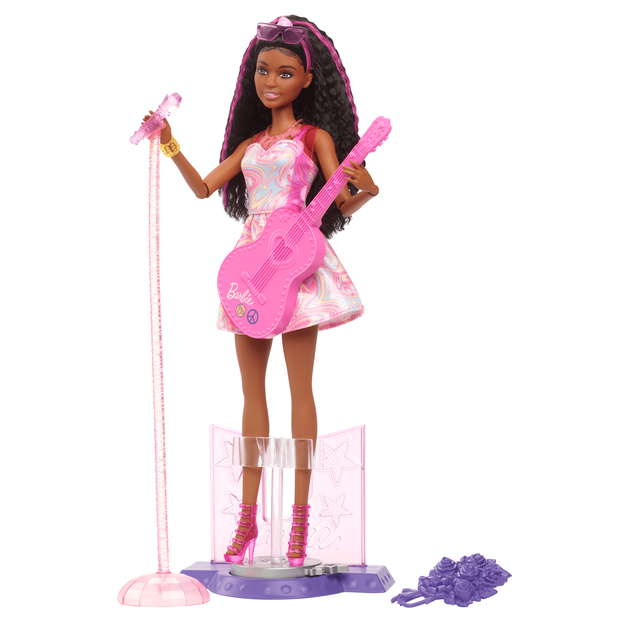 Barbie Carrières 65Anniversaire Vedette Pop et 10Accessoires