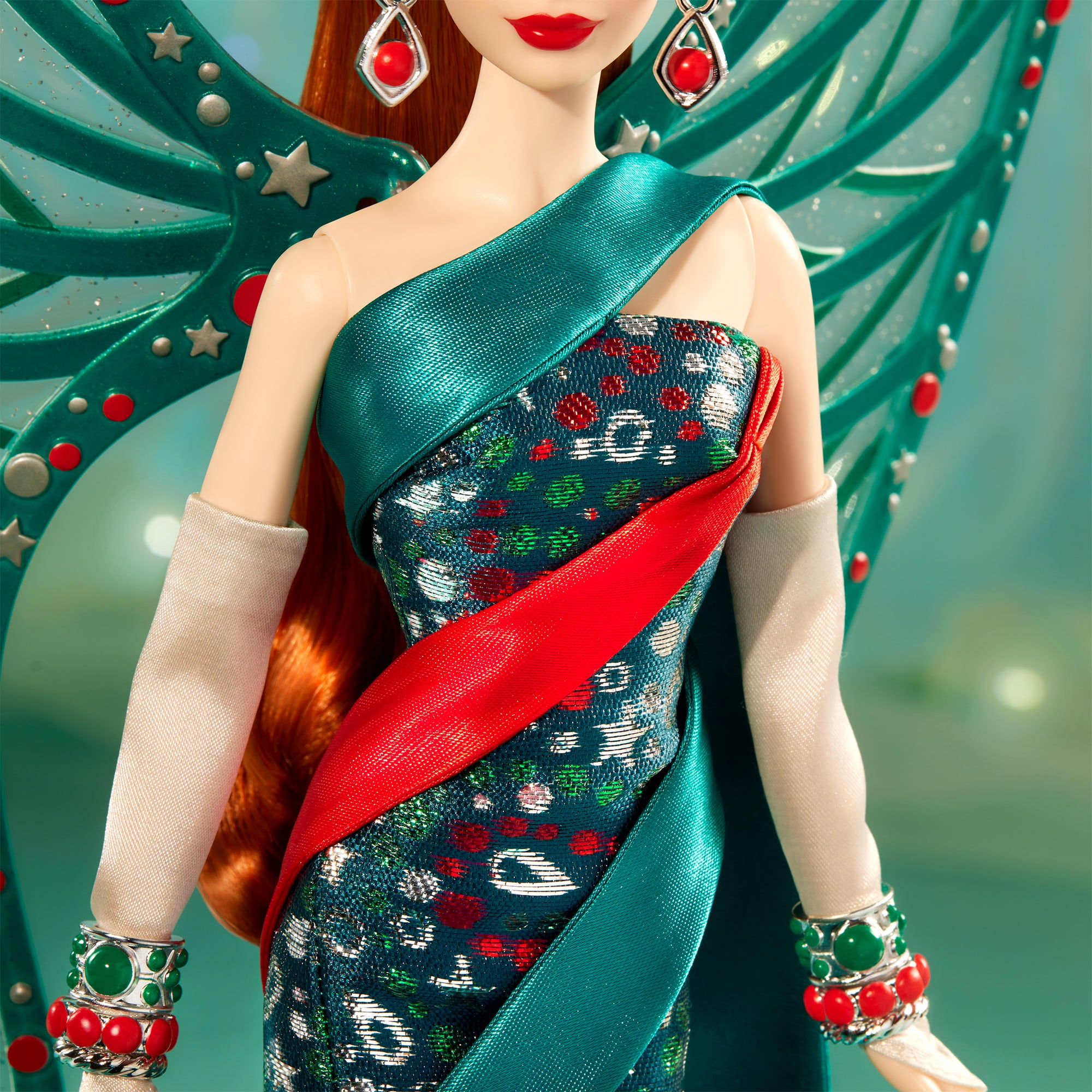 Bob Mackie Holiday Angel Barbie Doll - Image 6