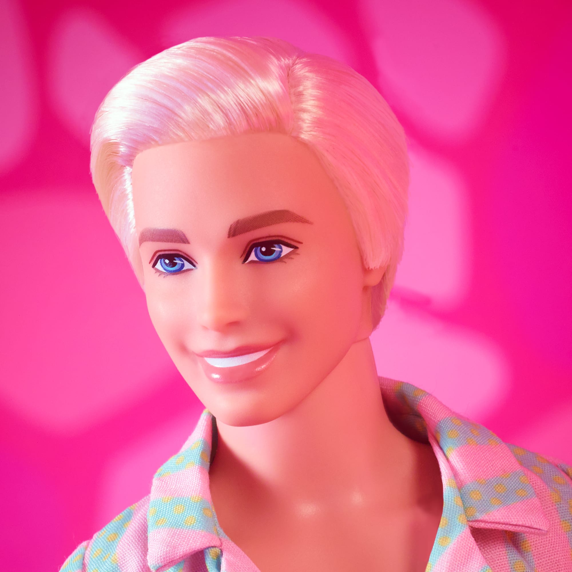 Ken Doll Wearing Pastel Striped Beach Matching Set – Barbie The Movie - Image 12