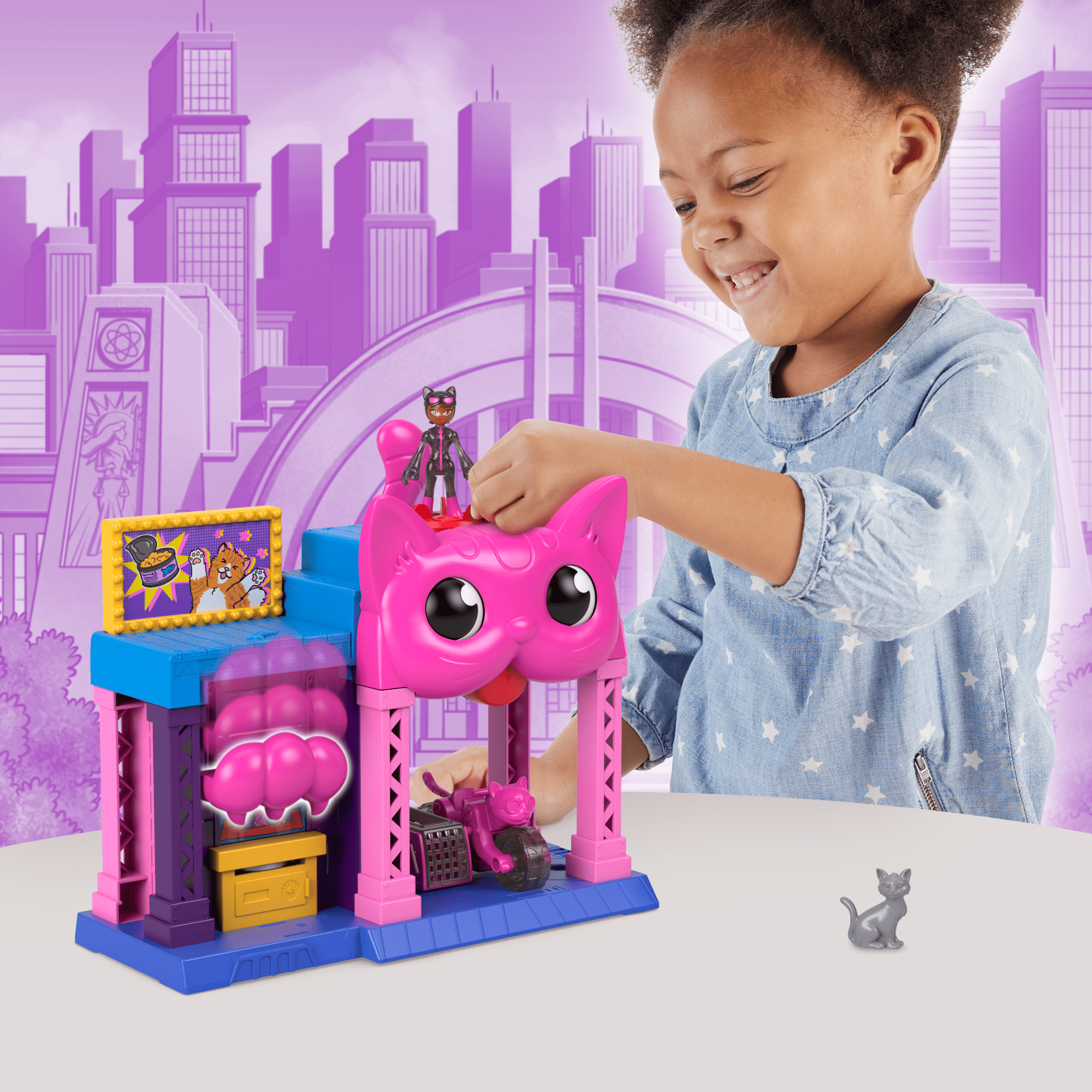 Imaginext Dc Super Friends Maison de Jeu de Catwoman. Figurine. Acc. - Image 2