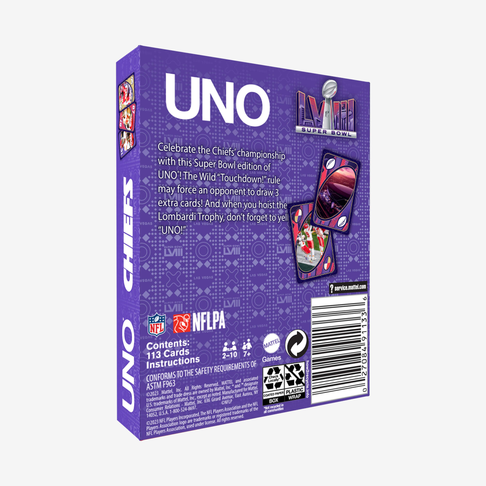 UNO LVIII Super Bowl Card Game - Image 6