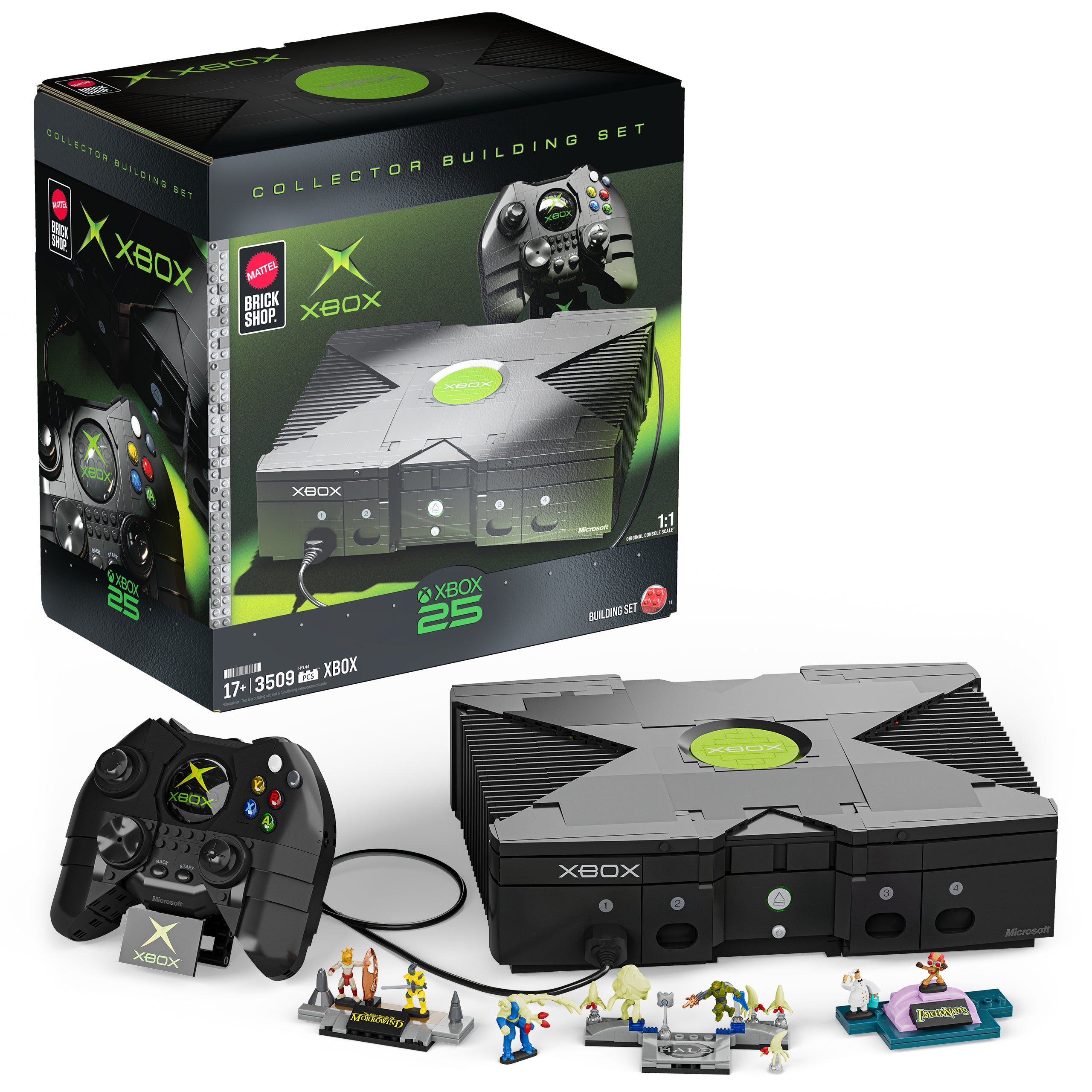 Mattel Brick Shop Microsoft Xbox Building Toy Kit