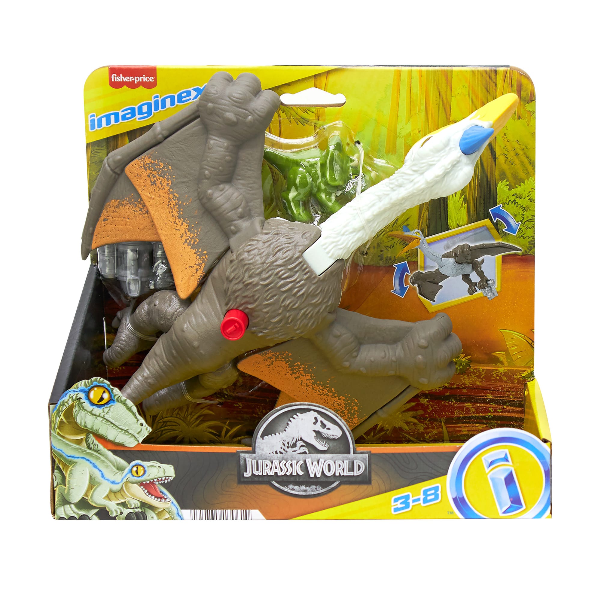 Imaginext-Jurassic World-Quetzalcoatlus Bat des Ailes-Coffret - Image 5