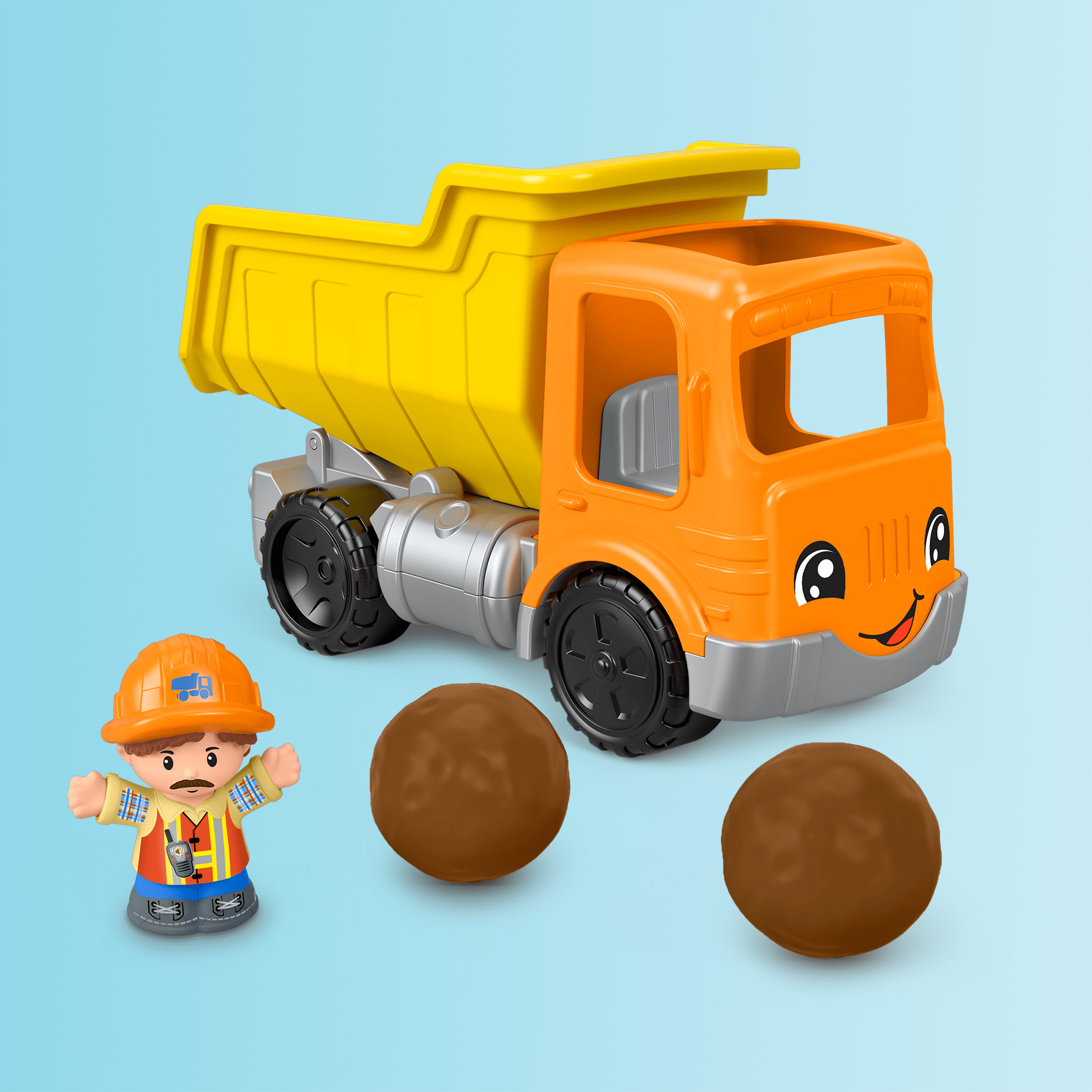 Fisher-Price Little People Camion à Benne Travail en Équipe - Image 4
