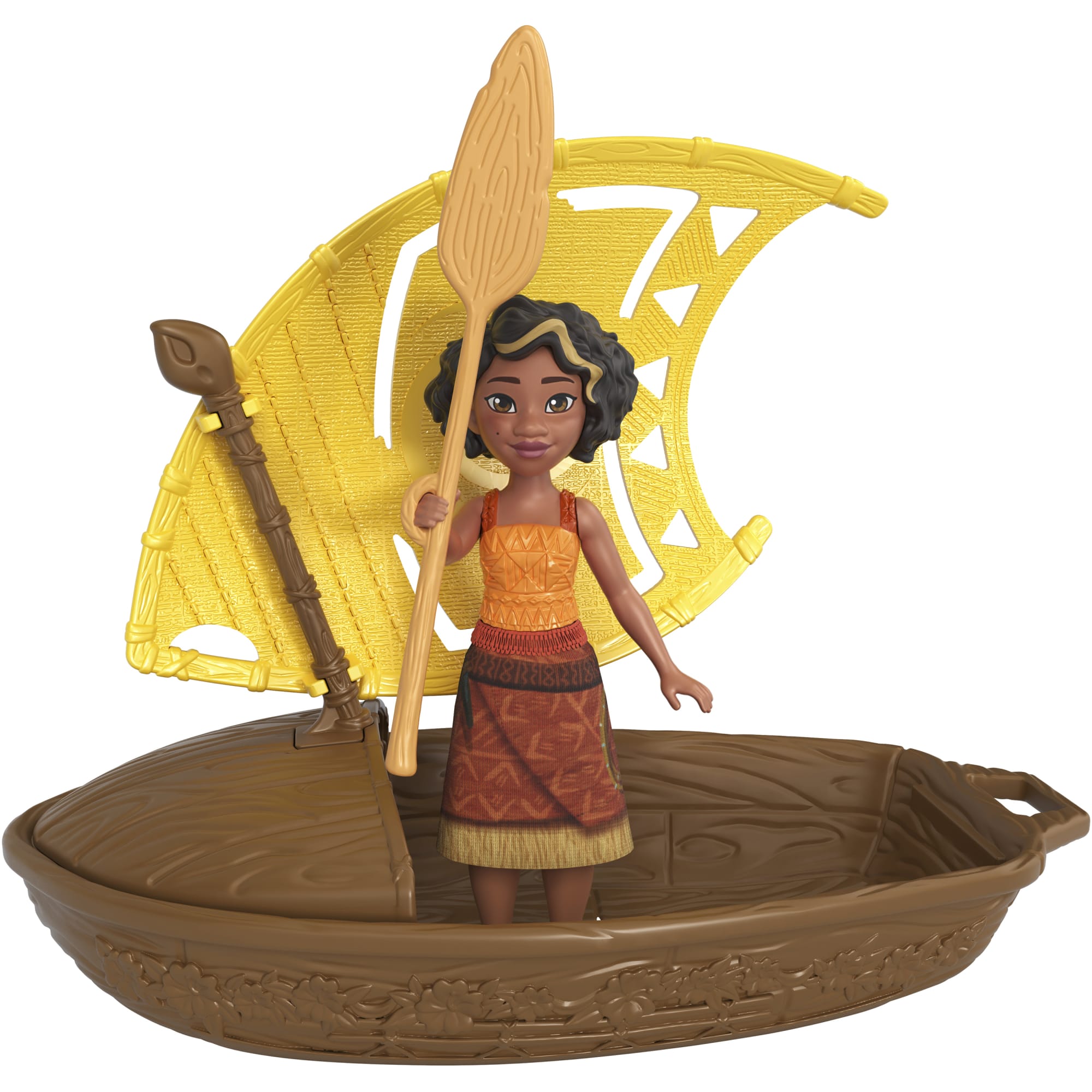 Moana 2 Conjunto de Brinquedo Canoa com Mini Boneca Surpresa e Acessórios - Image 5
