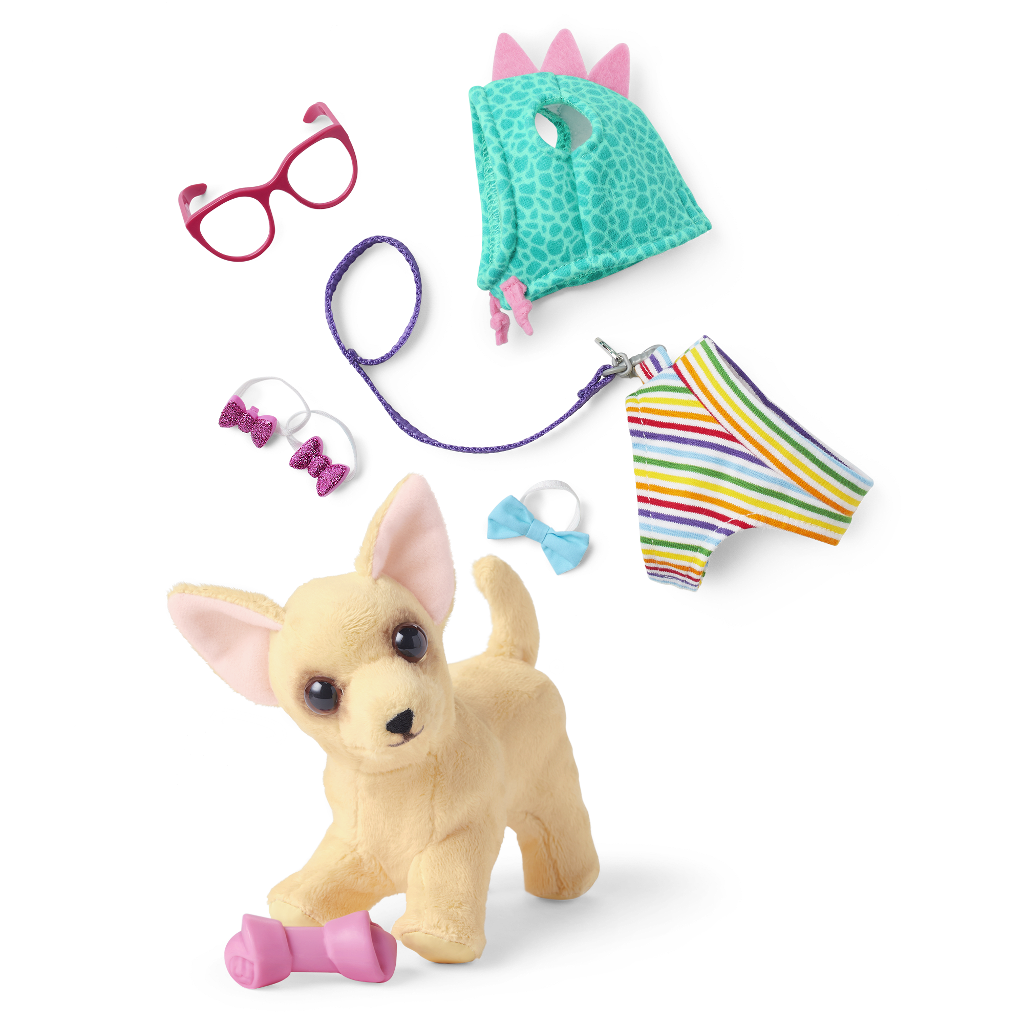 Barker Posey™ Dog for 18-inch Dolls & Fancy Pet Fashion Accessories