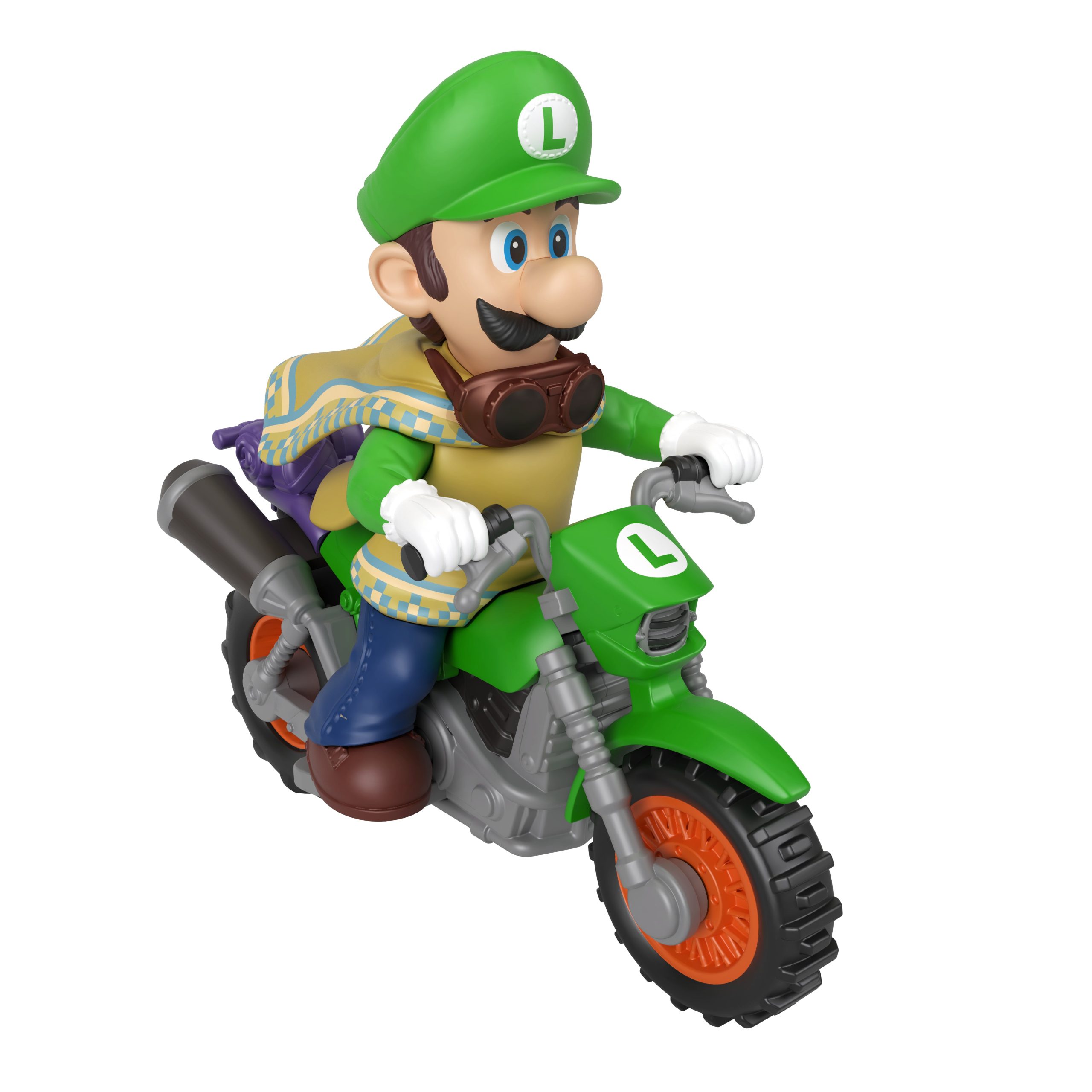 Hot Wheels Mario Kart Mario & Luigi Desert Jump Inspired By The Super Mario Galaxy Movie With 2 Motos - Image 3