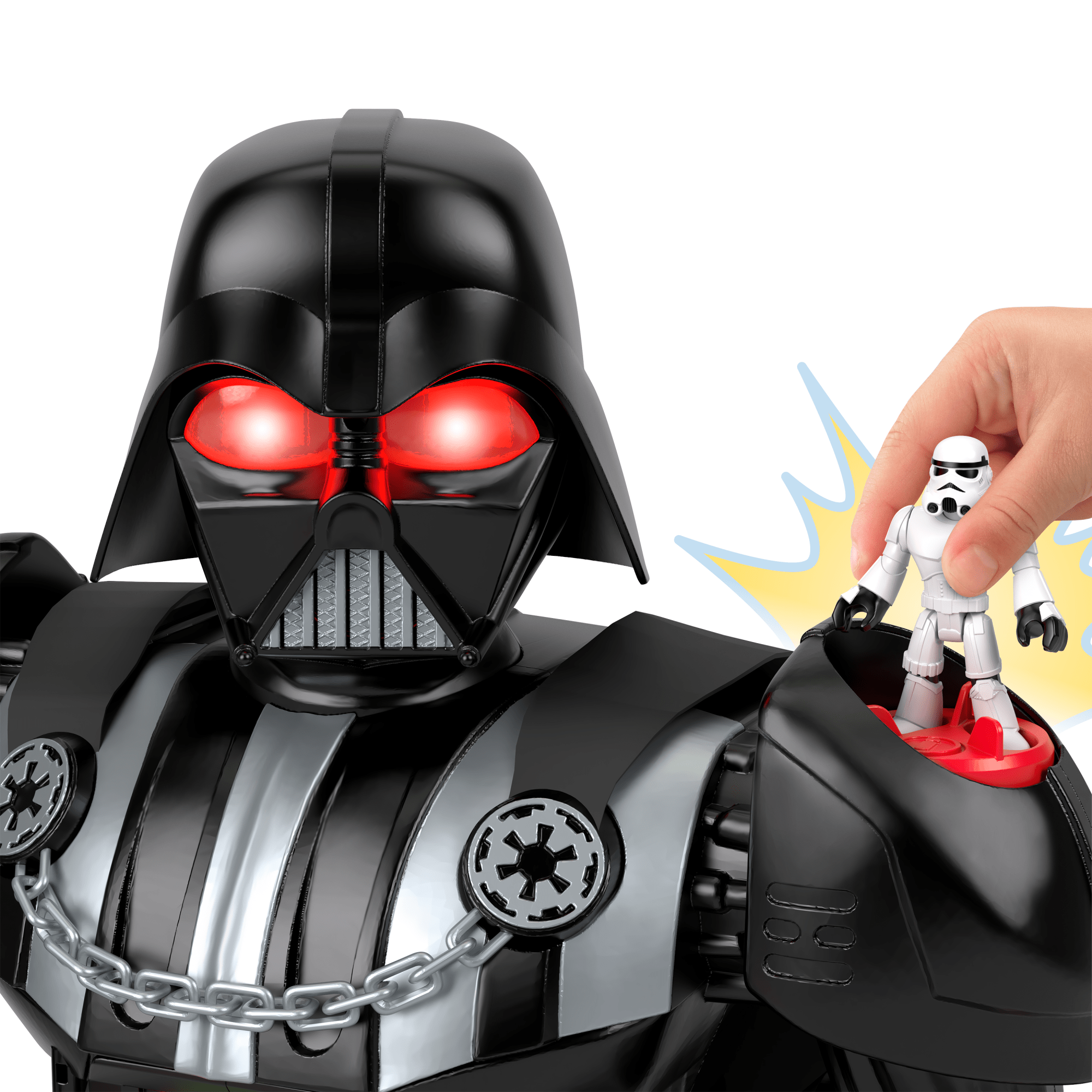 Imaginext Star Wars Robot Dark Vador. 60+ Cm. Clé Stormtrooper - Image 2