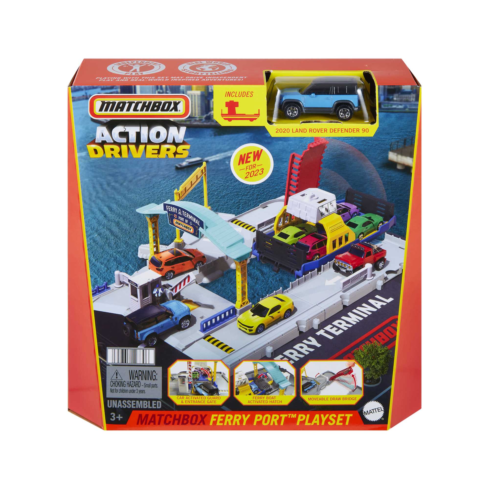Matchbox Cars Playset. Ferry Port Set With Ferry Boat & 1 Matchbox Car - Image 6