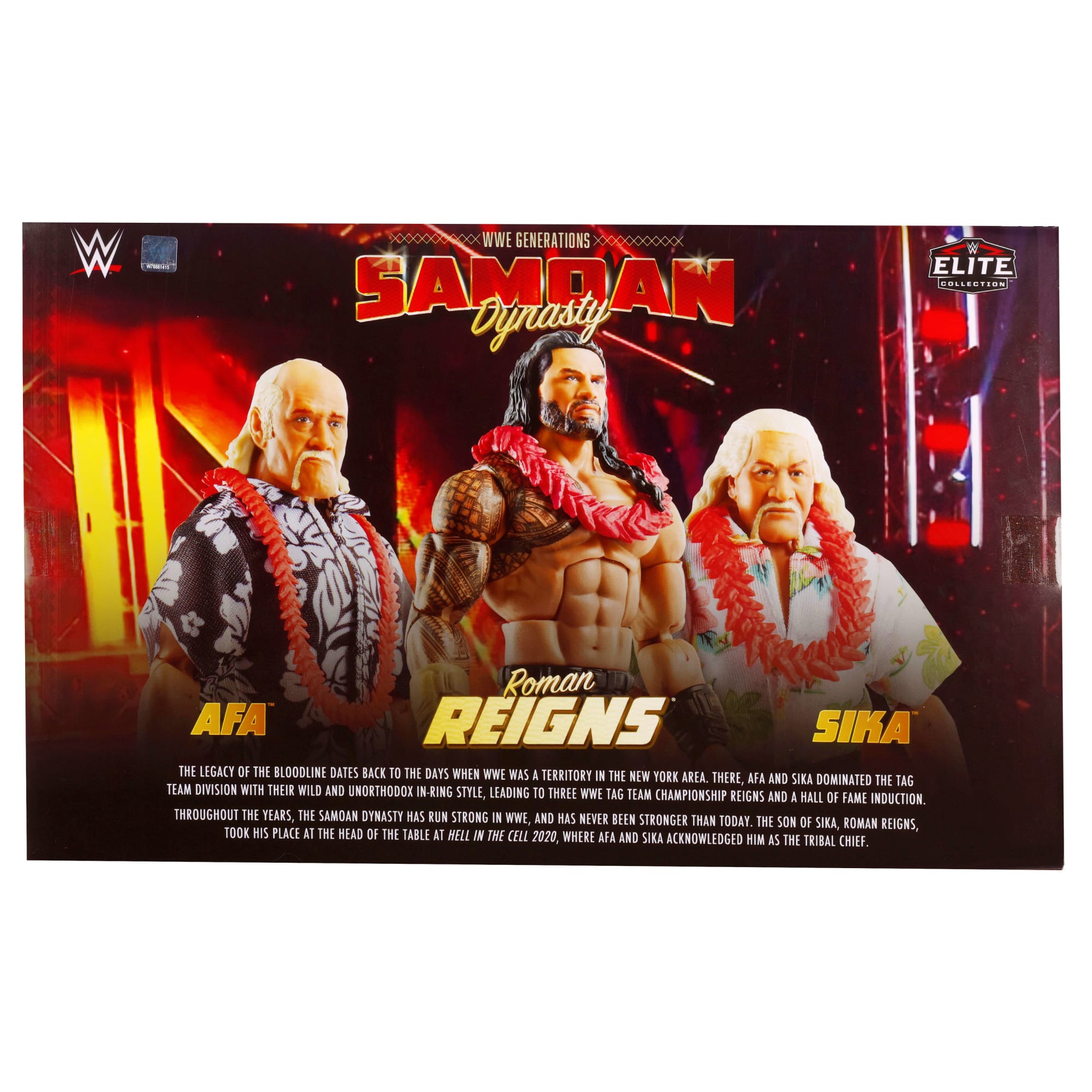 WWE Elite Samoan Dynasty Pack of 3 Action Figures - Image 6