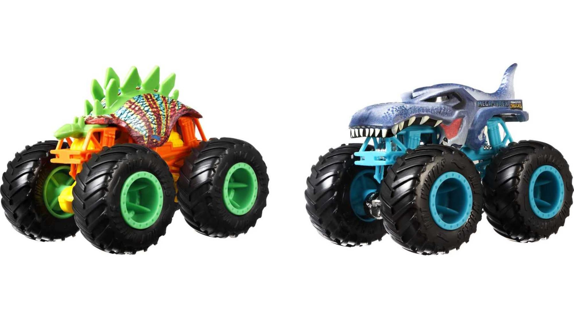 Hot Wheels Monster Trucks Veículo de Brinquedo Pacote Surpresa 2 Carros Escala 1:64 - Image 6
