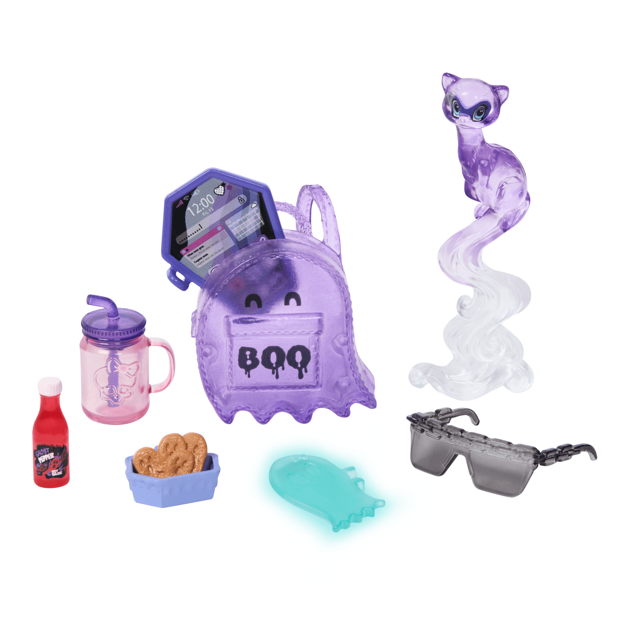 Monster High Spectra Vondergeist Fashion Doll With Pet Ferret Rhuen And Accessories - Image 5