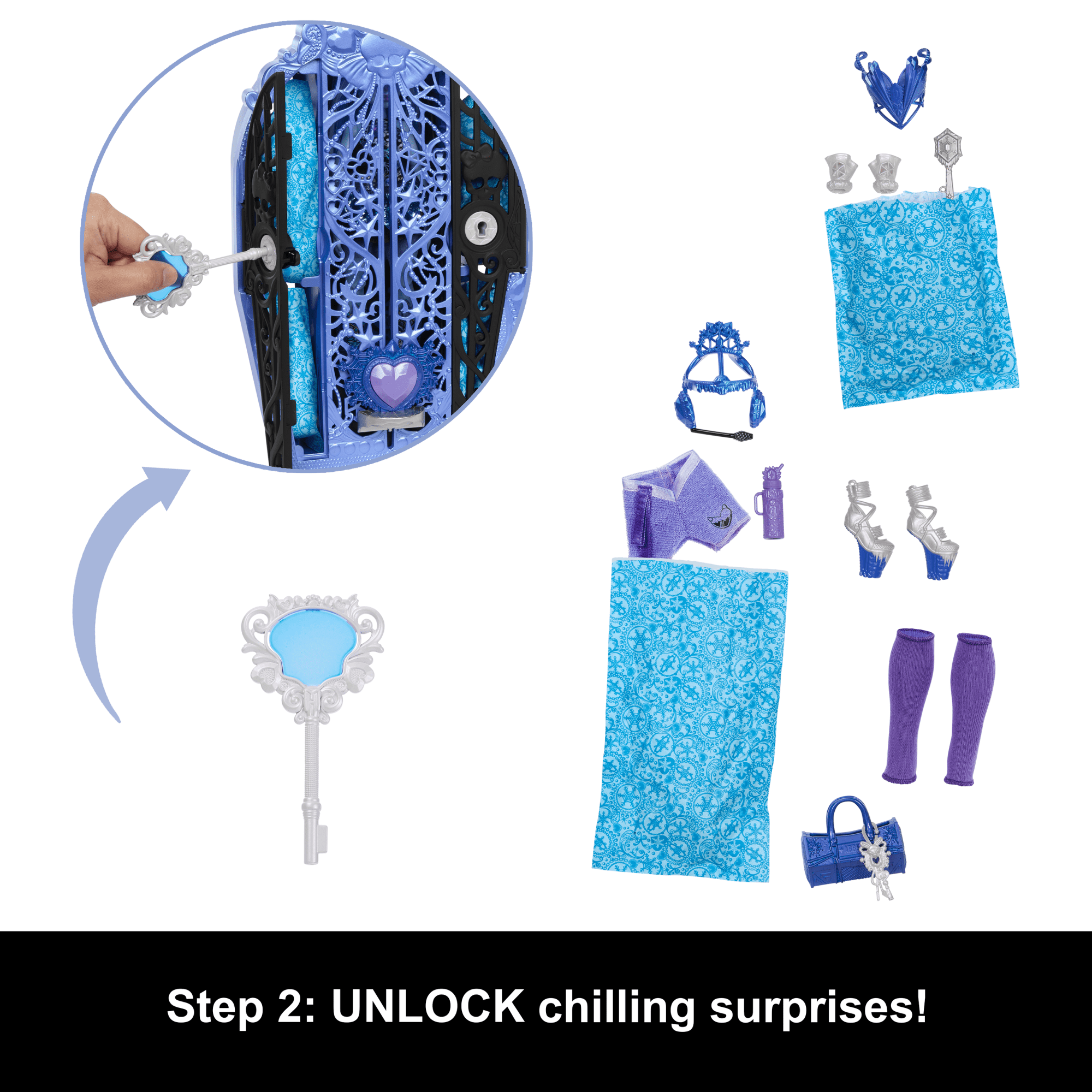 Monster High Skulltimate Secrets Monster Mysteries Playset. Abbey Bominable Doll With 19+ Surprises - Image 4